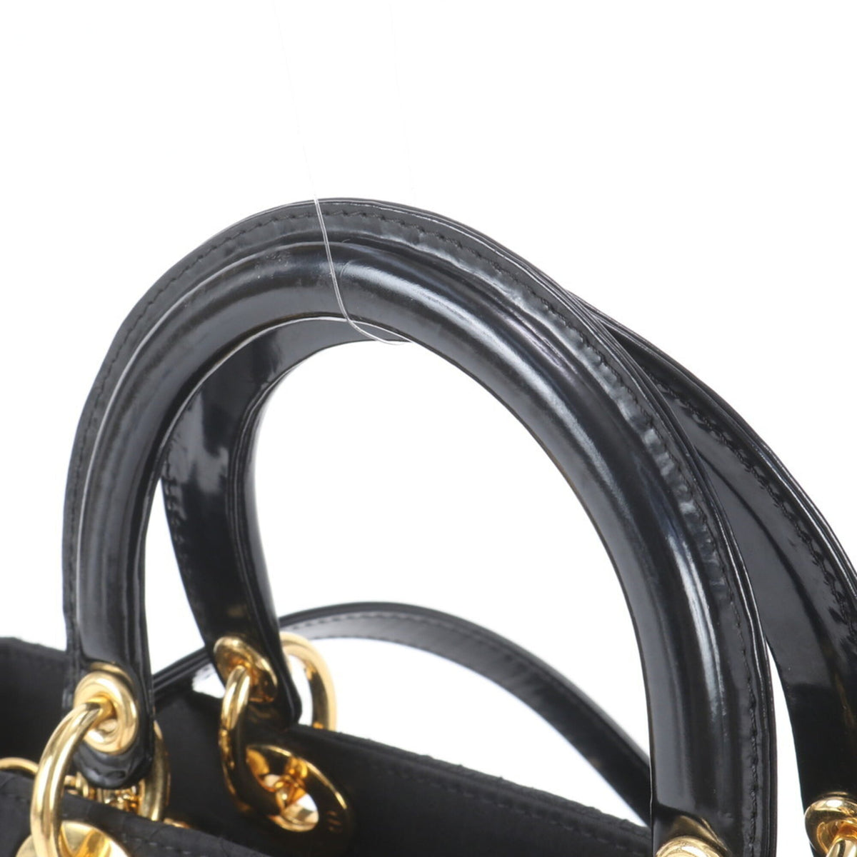 Christian Dior Black Leather Nylon Shoulder Bag (Pre-Owned)