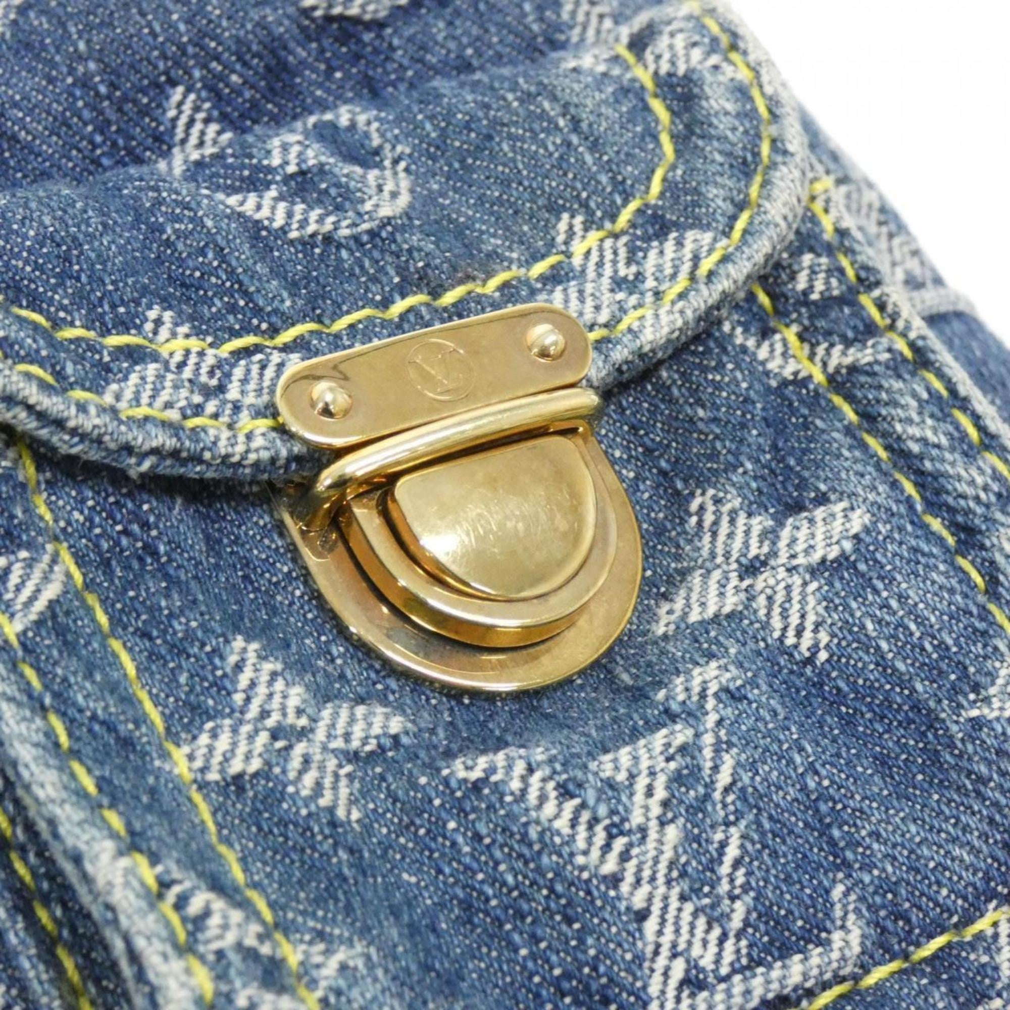 Louis Vuitton Blue Denim Backpack (Pre-Owned)