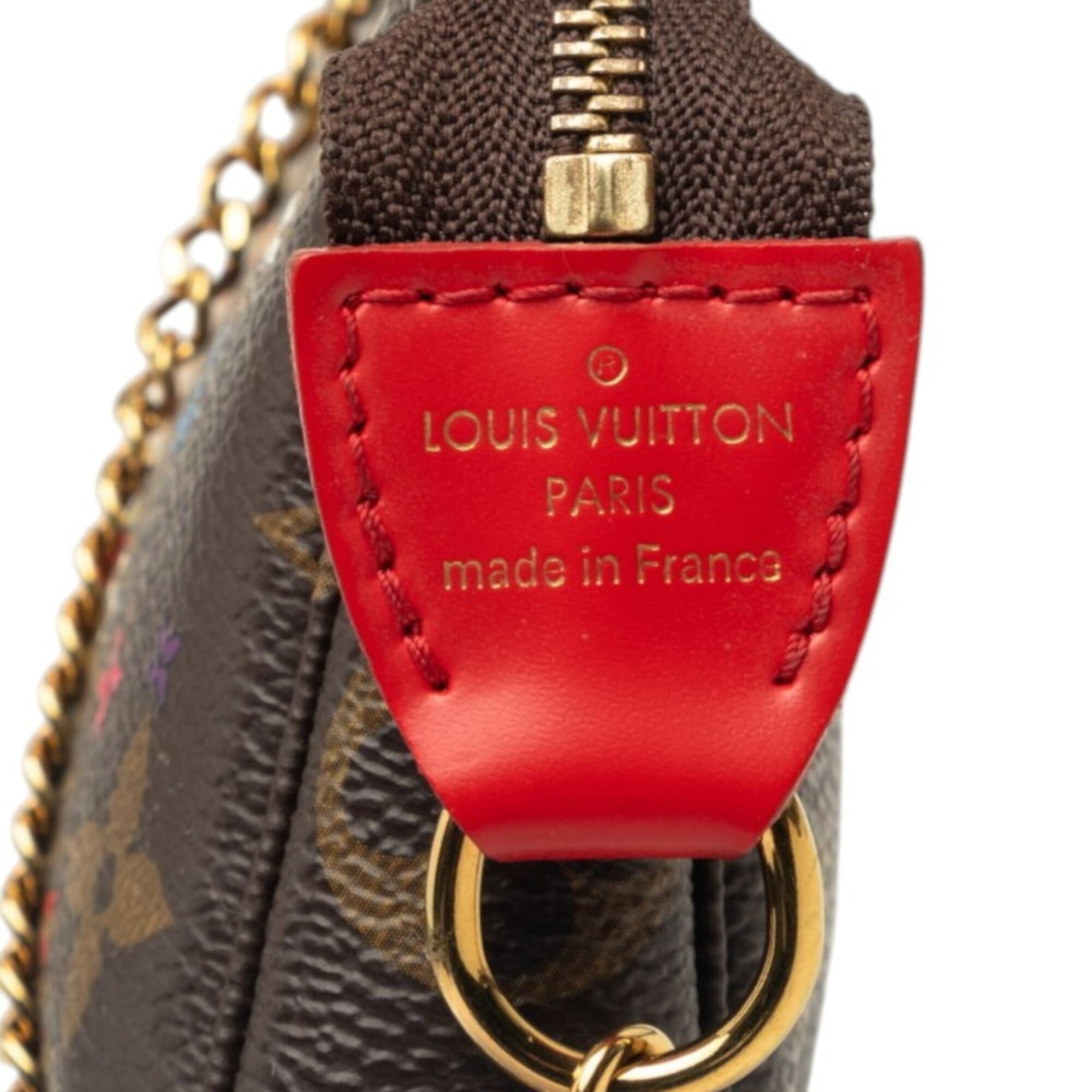 Louis Vuitton Brown Multi-Color Pvc Handbag Pochette (Pre-Owned)
