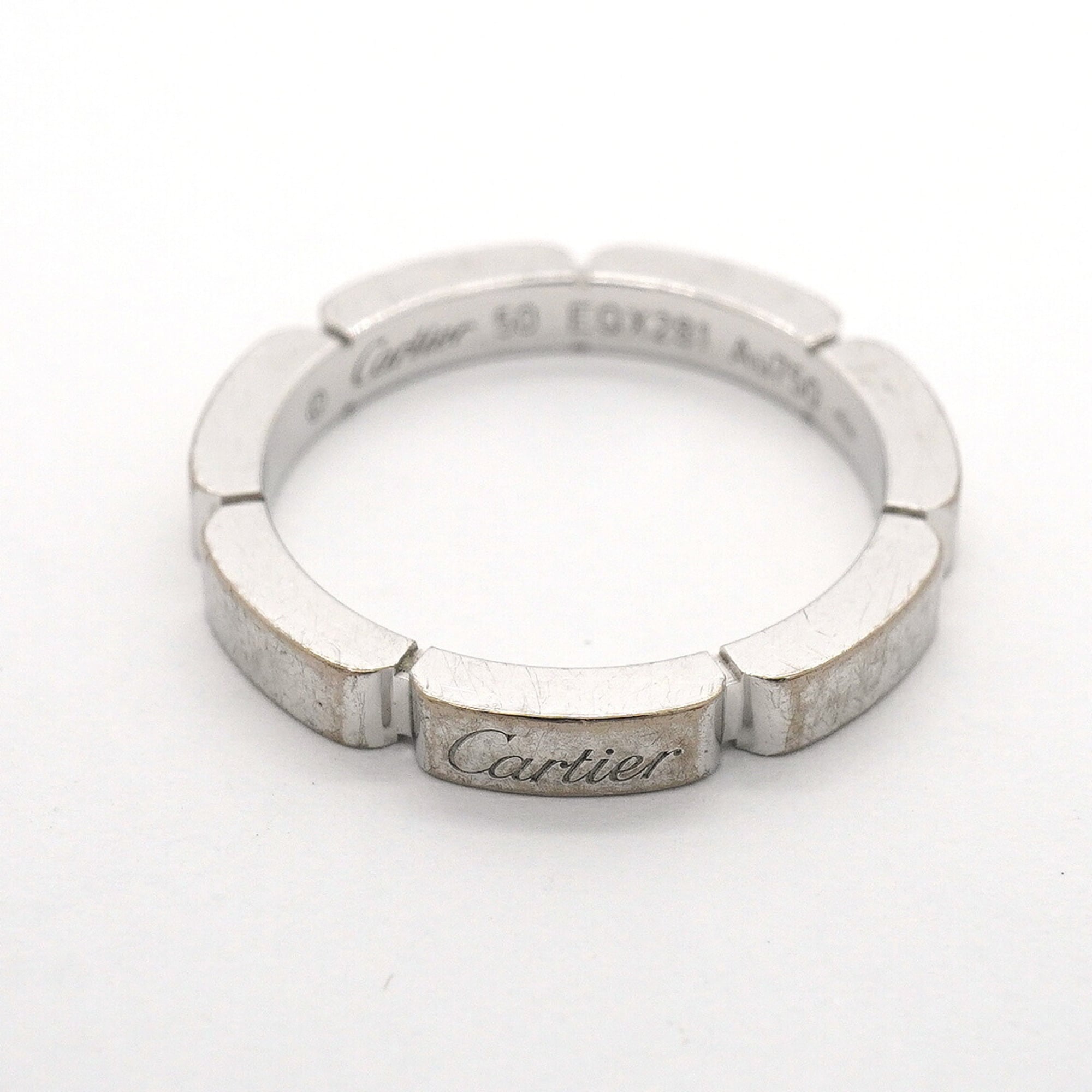 Cartier White Gold (18K) Band Ring (Pre-Owned)