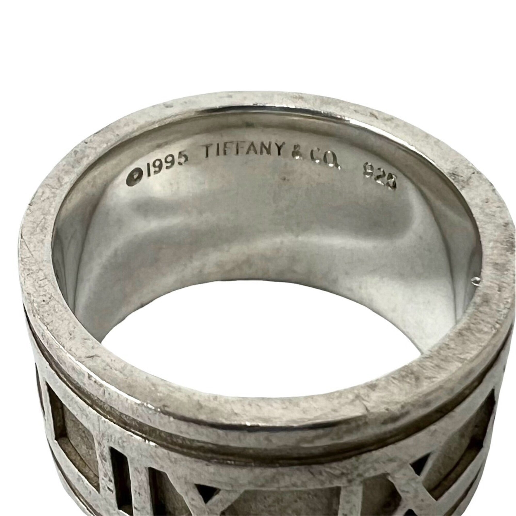 Tiffany Silver Silver 925 Band Ring (Pre-Owned)
