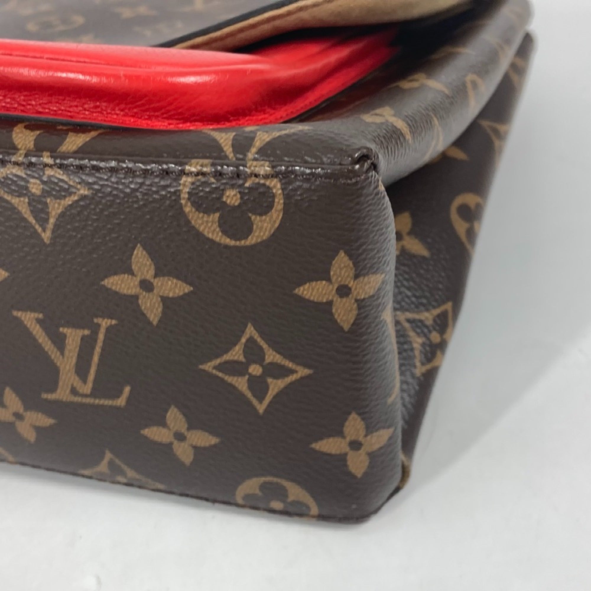 Louis Vuitton Coquelicots Monogram Handbag Shoulder Bag Tote Bag (Pre-Owned)