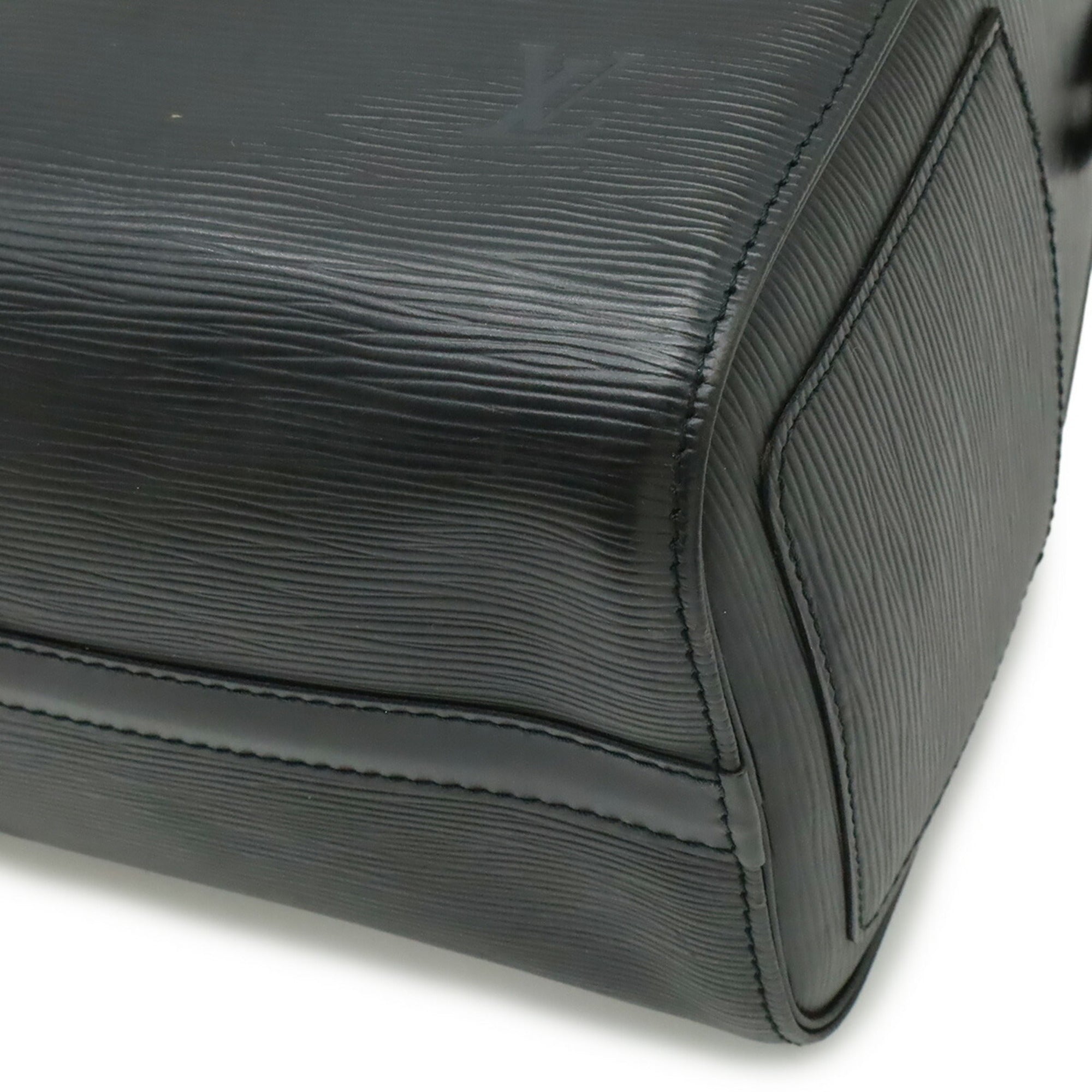 Louis Vuitton Black Noir Epi Leather Handbag (Pre-Owned)