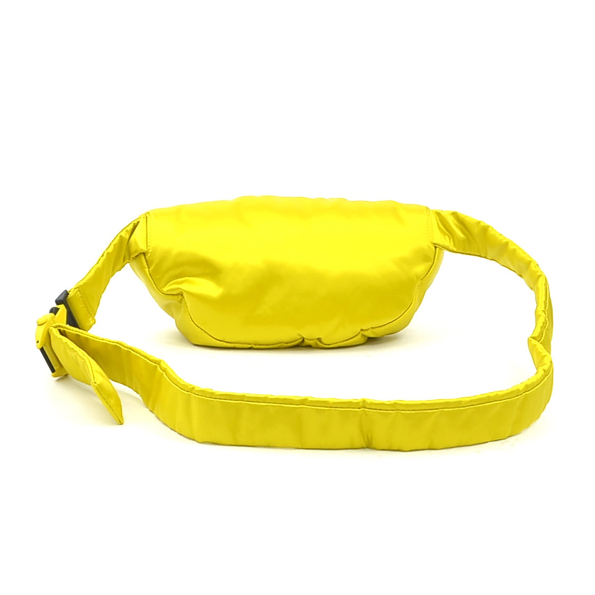 Bottega Veneta Yellow Satin Sling Bag (Pre-Owned)