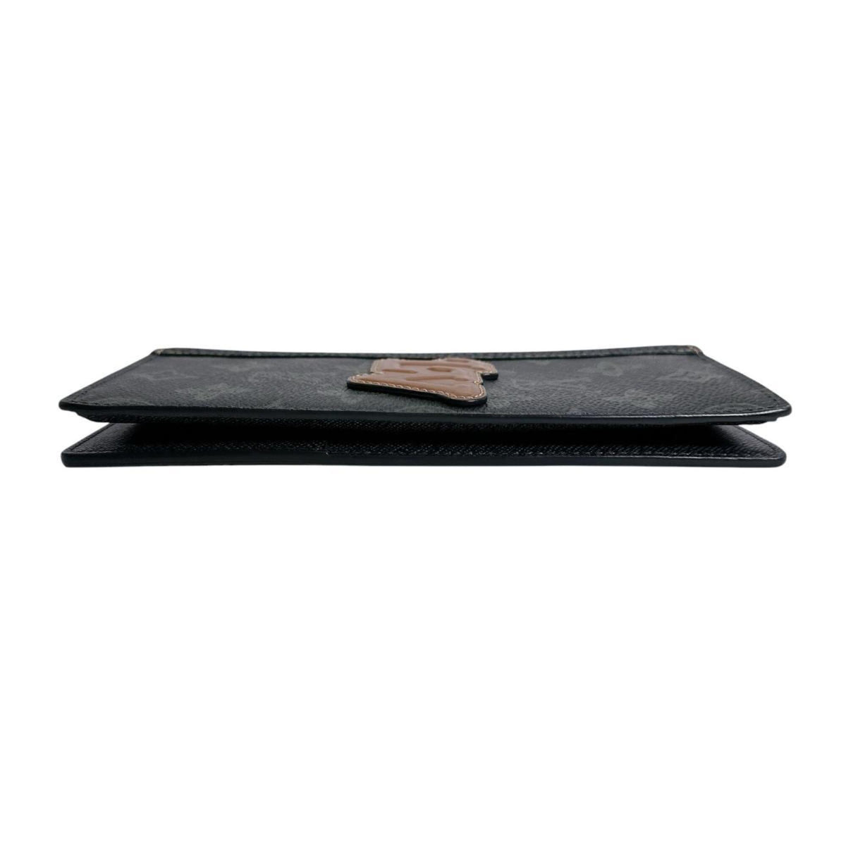 Louis Vuitton Dark Green Galle Monogram Or Monogram Long Wallet (Bi-Fold) (Pre-Owned)