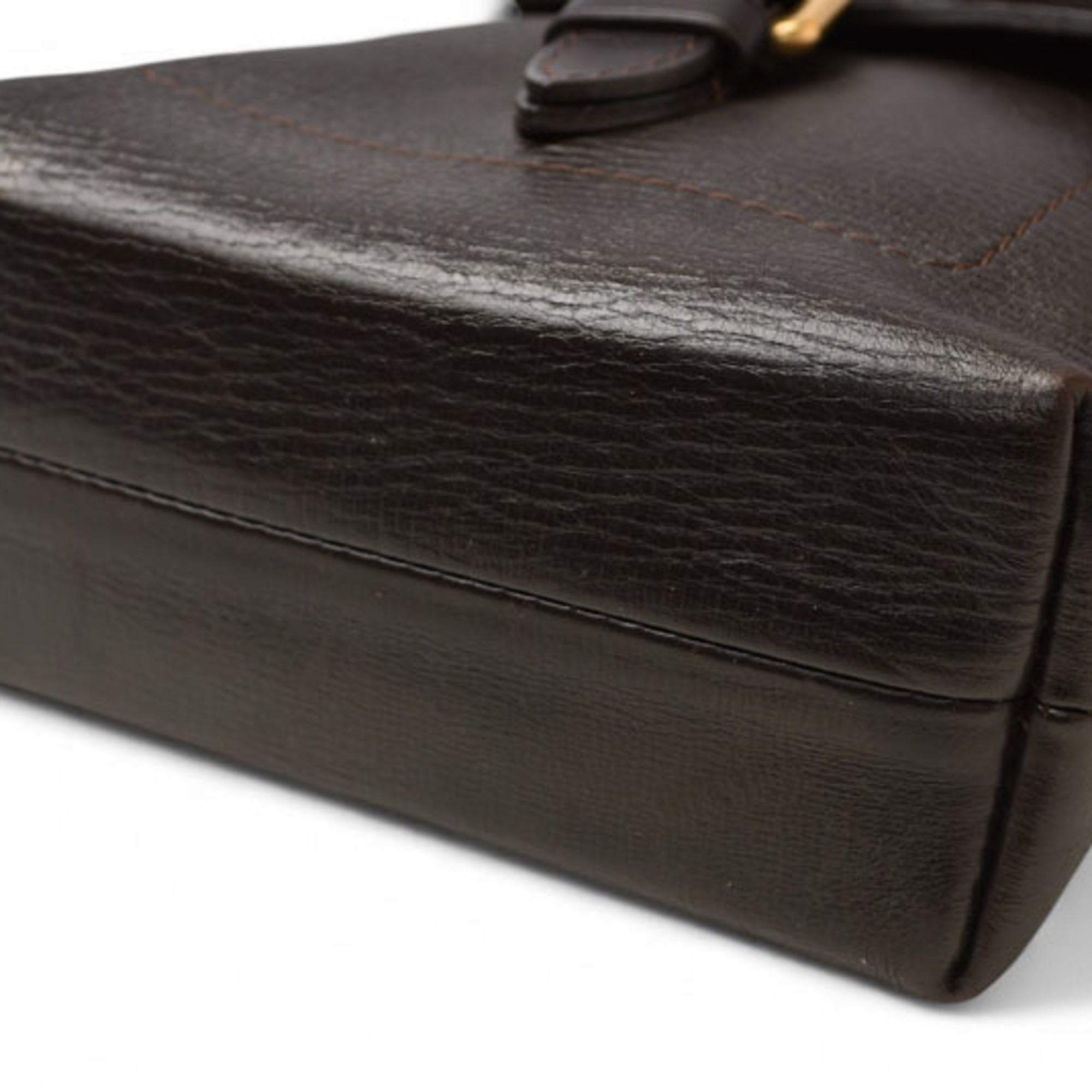 Louis Vuitton Coffee Utah Leather Shoulder Bag (Pre-Owned)