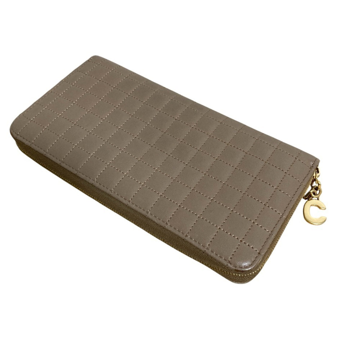 Celine Beige Long Wallet (Bi-Fold) (Pre-Owned)