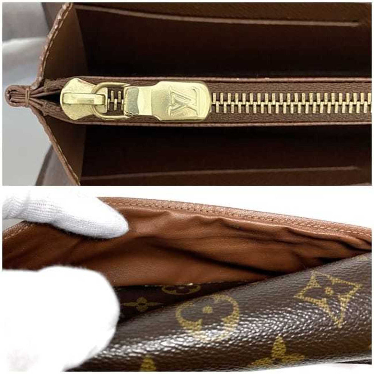 Louis Vuitton Monogram Brown Galle Monogram Monogram Long Wallet (Bi-Fold) (Pre-Owned)