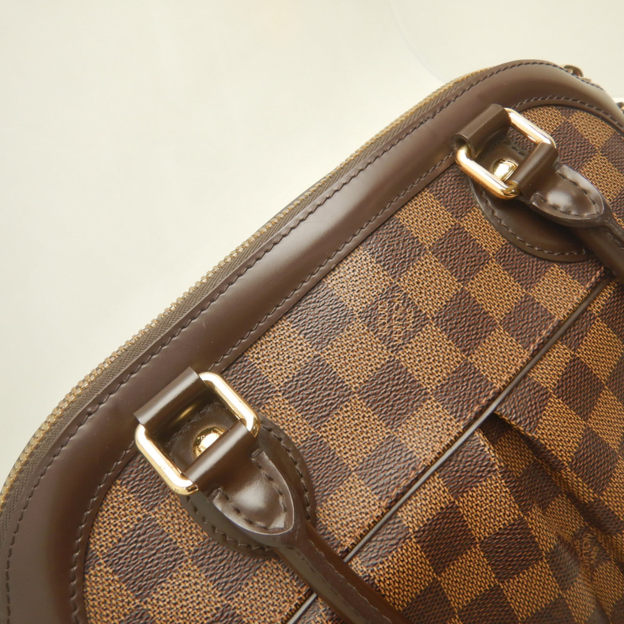 Louis Vuitton Brown Ebene Damier Canvas Handbag (Pre-Owned)