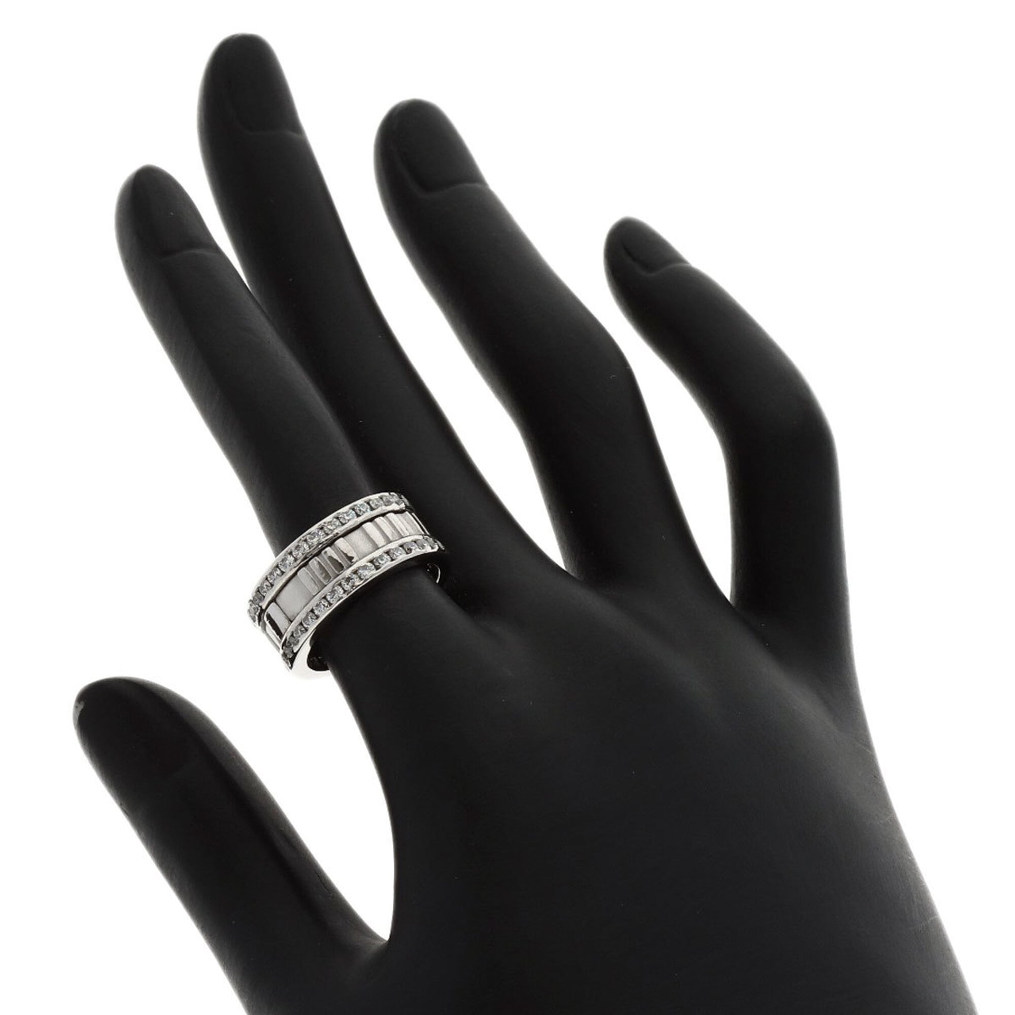 Tiffany White Gold (18K) Band Ring (Pre-Owned)