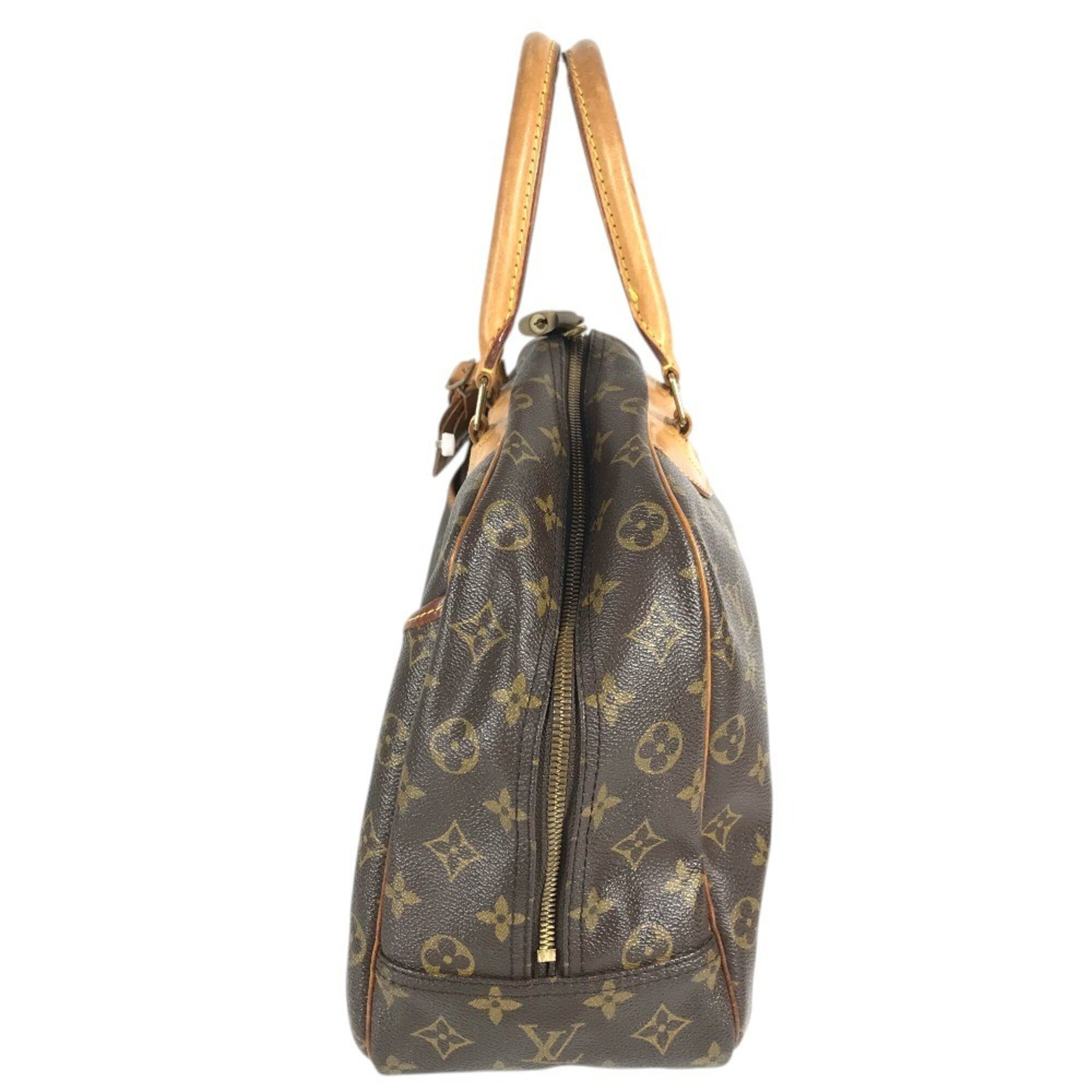 Louis Vuitton Brown Monogram Canvas Boston Bag Handbag Tote Bag (Pre-Owned)