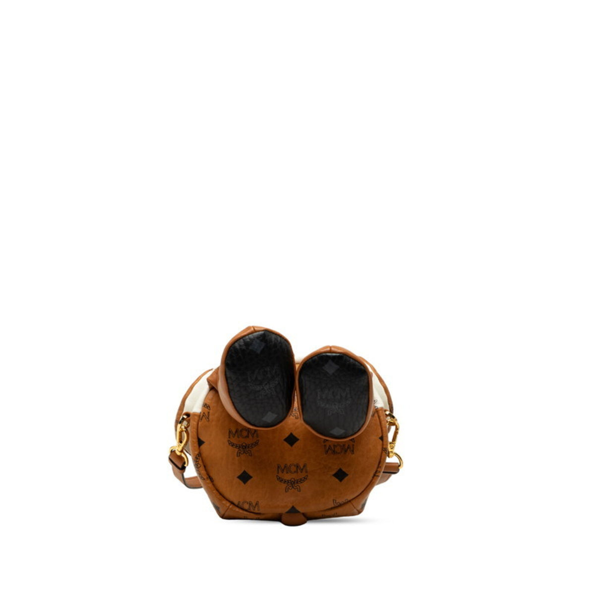 Mcm Brown White Pvc Leather Backpack (Pre-Owned)