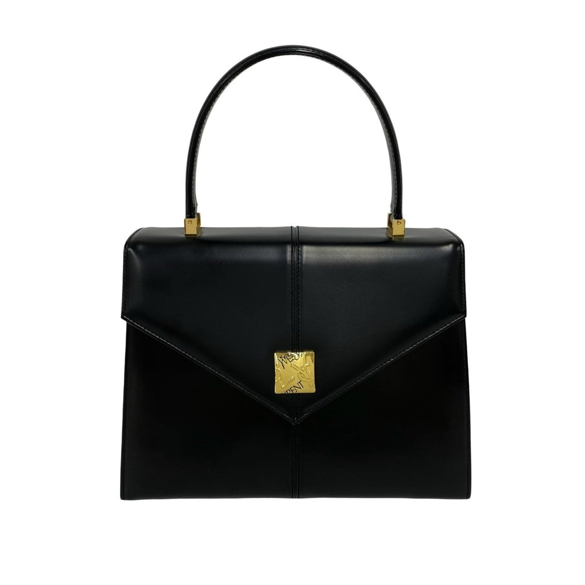 Yves Saint Laurent Black Leather Handbag (Pre-Owned)