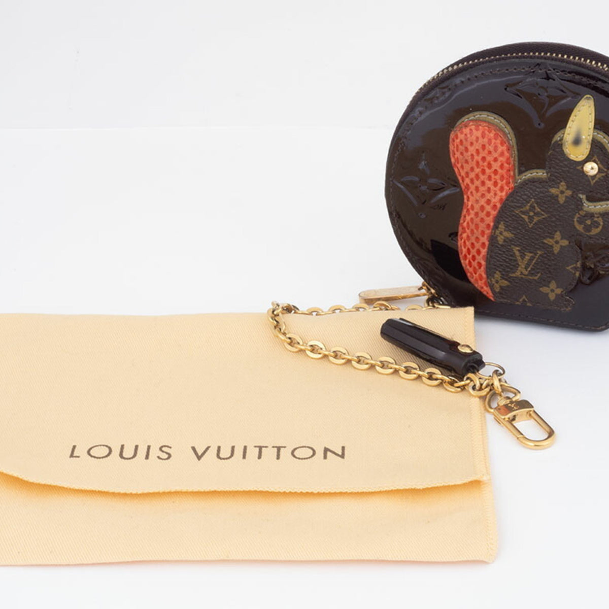 Louis Vuitton Monogram Vernis Amarante Monogram Vernis Coin Purse/Coin Case (Pre-Owned)
