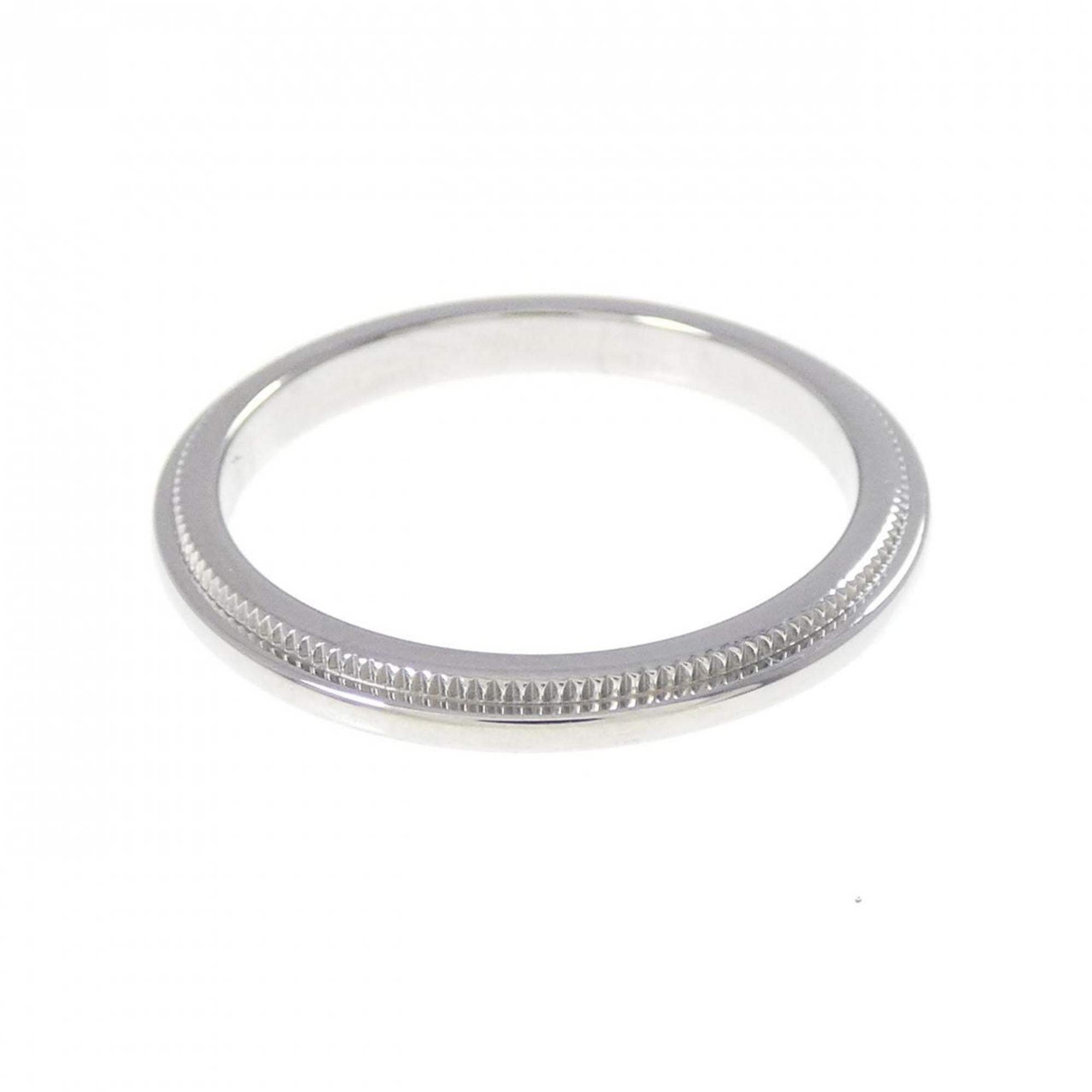 Tiffany Platinum Platinum 950 Band Ring (Pre-Owned)