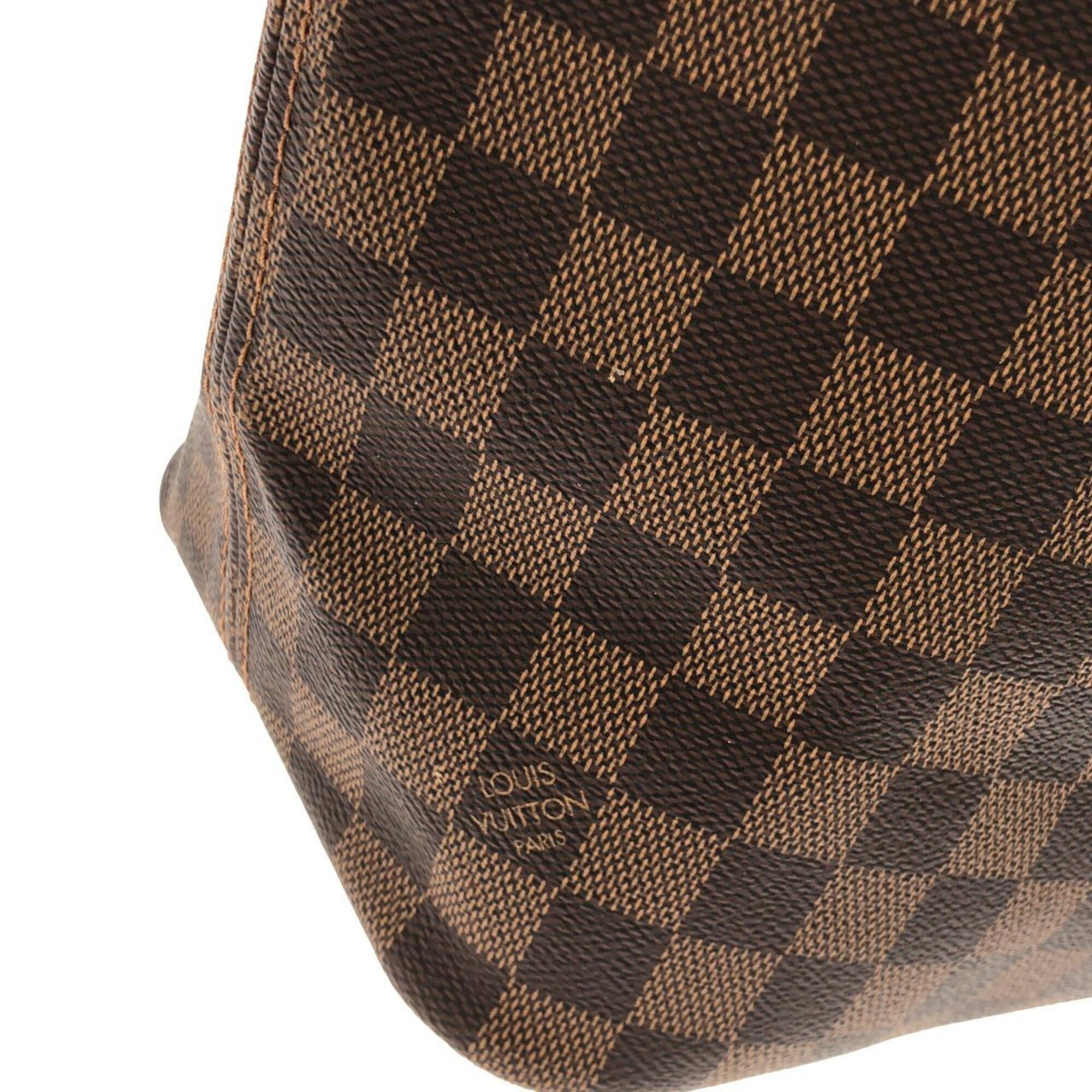 Louis Vuitton Damier Ebene Rose Ballerine Coated Canvas Handbag Pouch (Pre-Owned)