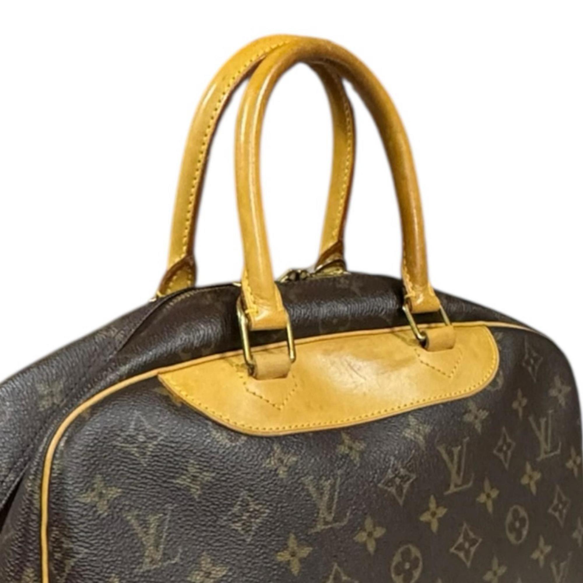 Louis Vuitton Brown Monogram Canvas Handbag (Pre-Owned)