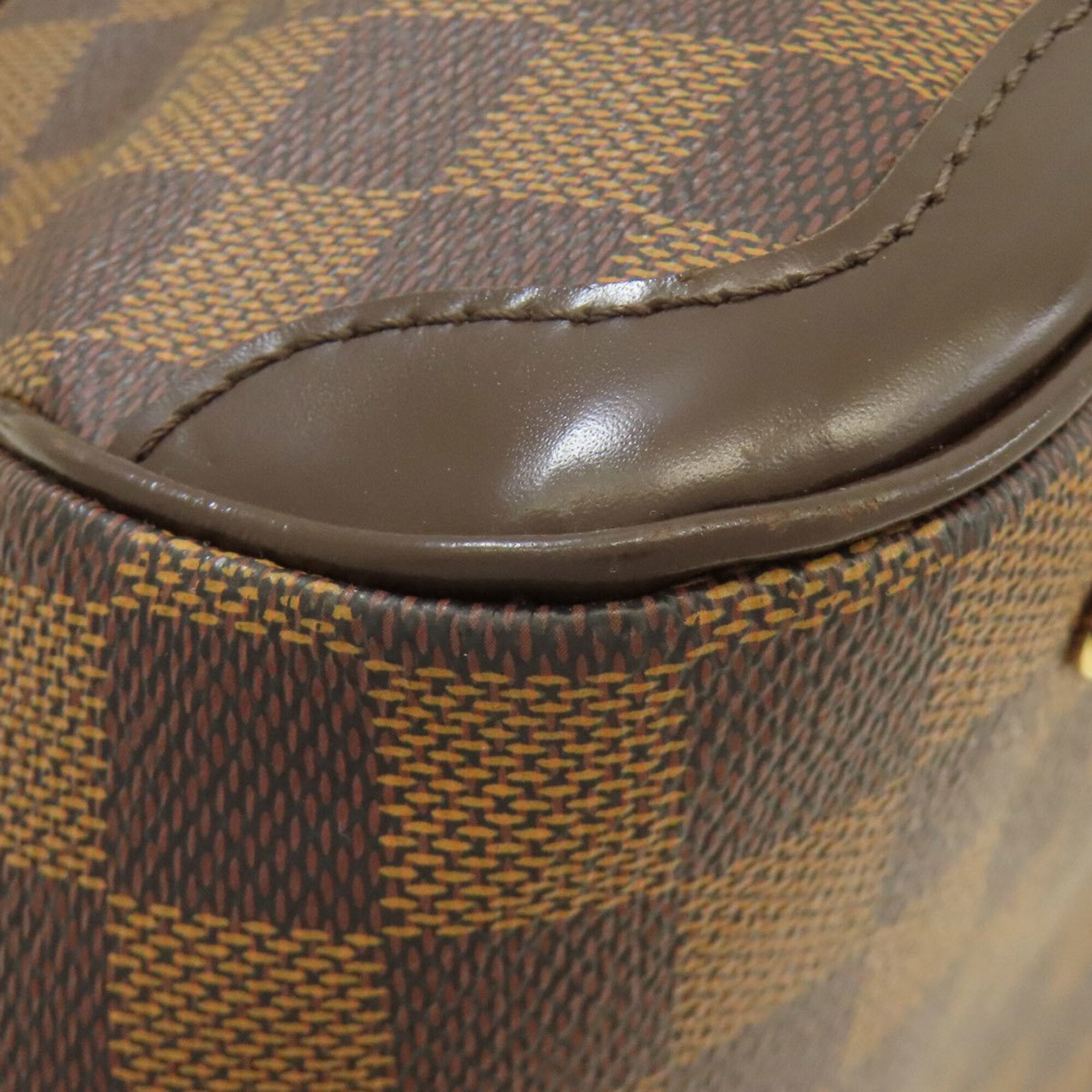 Louis Vuitton Brown Damier Canvas Ebene Damier Canvas Handbag (Pre-Owned)
