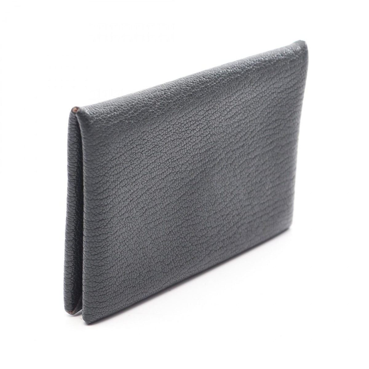 Hermes Gray Pink Chevre Leather Coin Purse/Coin Case (Pre-Owned)