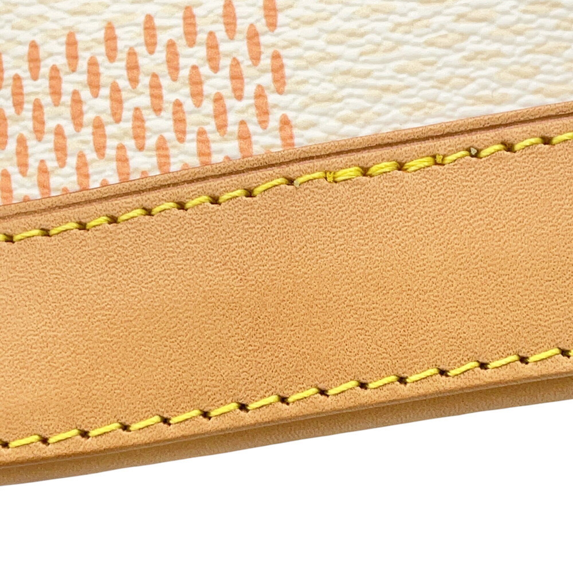 Louis Vuitton Damier Peach Yellow Handbag Shoulder Bag (Pre-Owned)