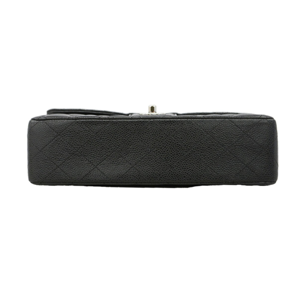 Chanel Black Grained Calfskin Shoulder Bag (Pre-Owned)