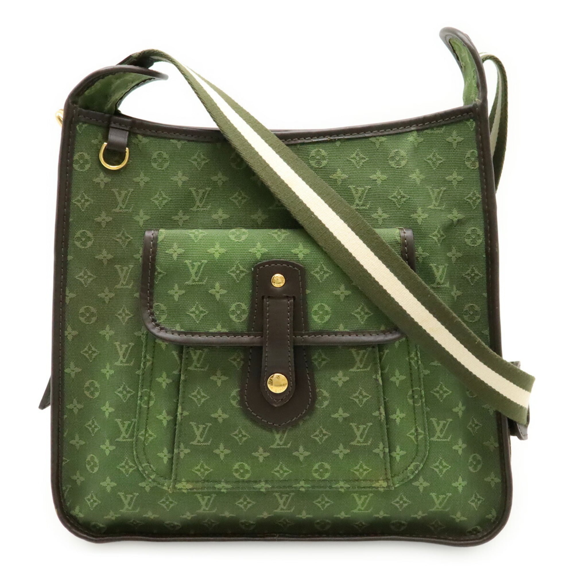 Louis Vuitton Tst Khaki Canvas Leather Shoulder Bag (Pre-Owned)