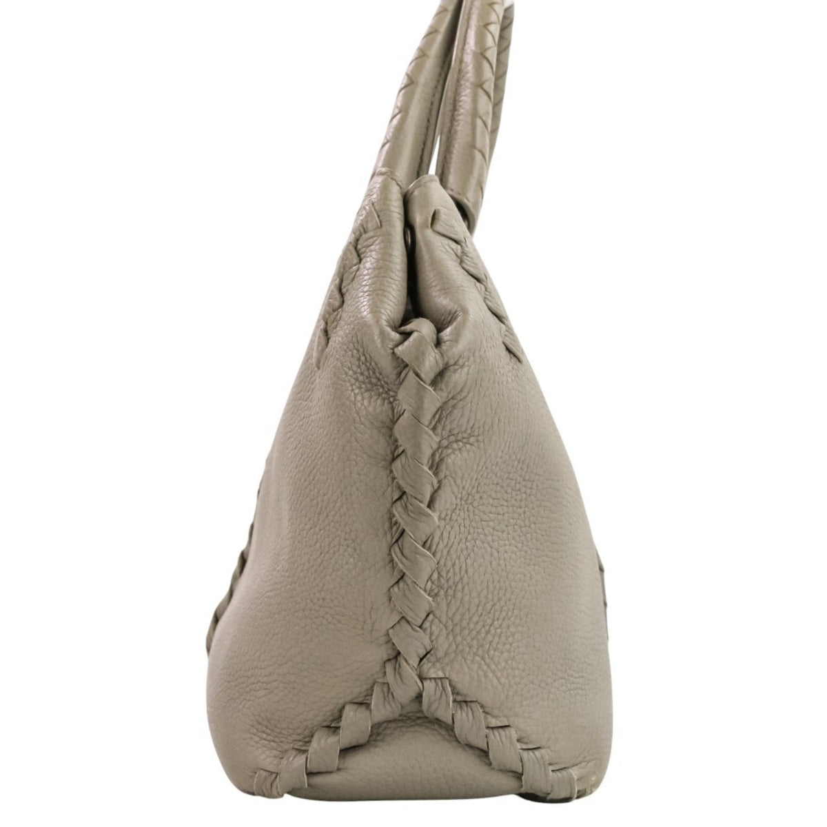 Bottega Veneta Gray Handbag (Pre-Owned)
