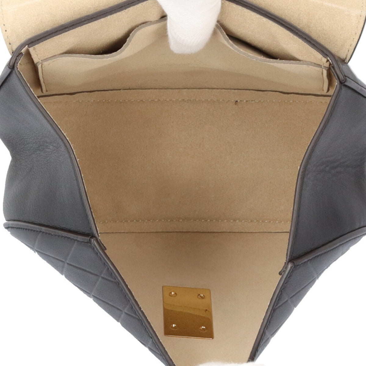 Chloé Black Leather Suede Shoulder Bag (Pre-Owned)