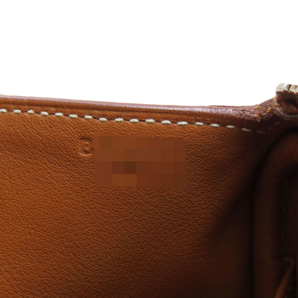 Hermes Gold Taurillon Clemence Leather Handbag (Pre-Owned)