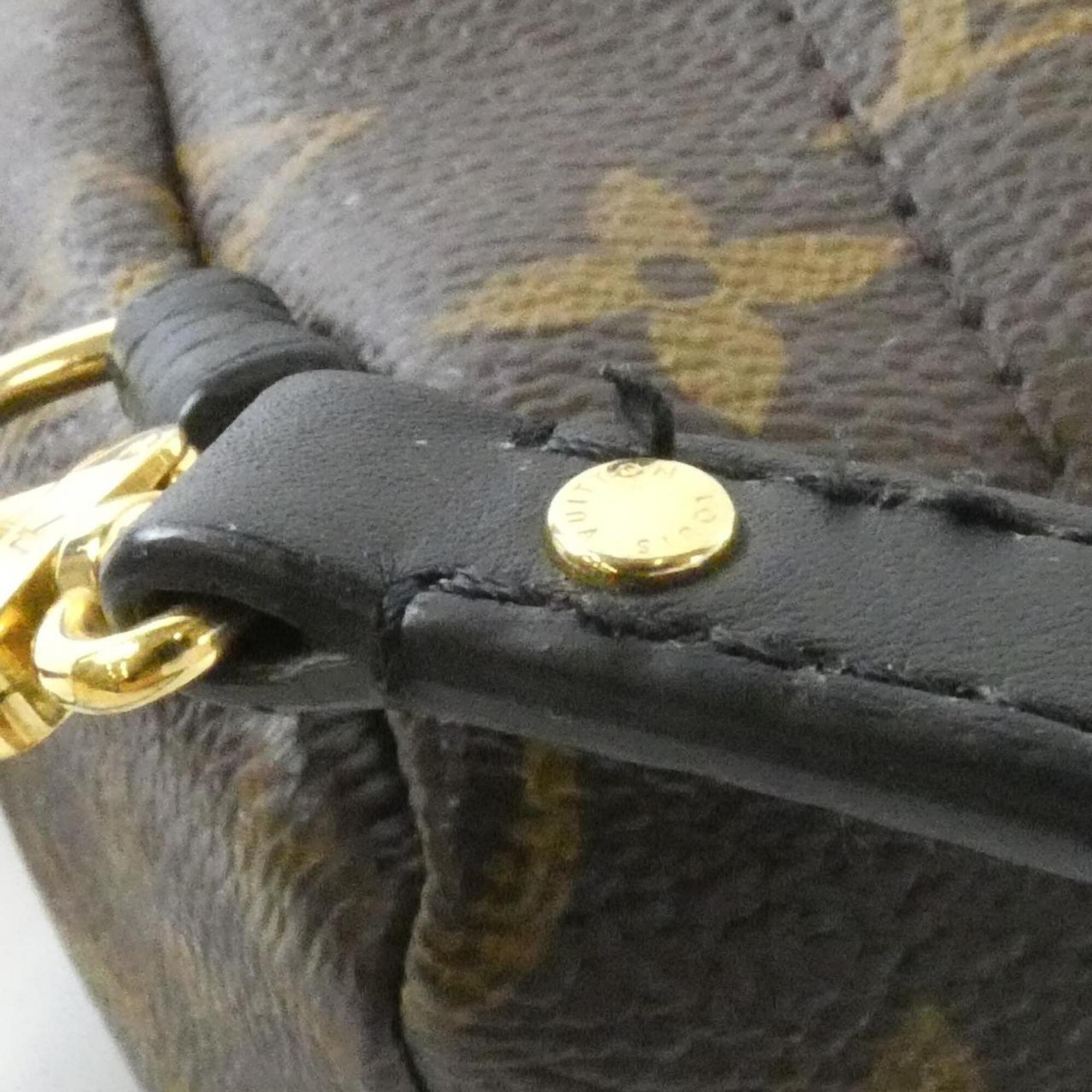 Louis Vuitton Brown Coated Canvas Backpack (Pre-Owned)