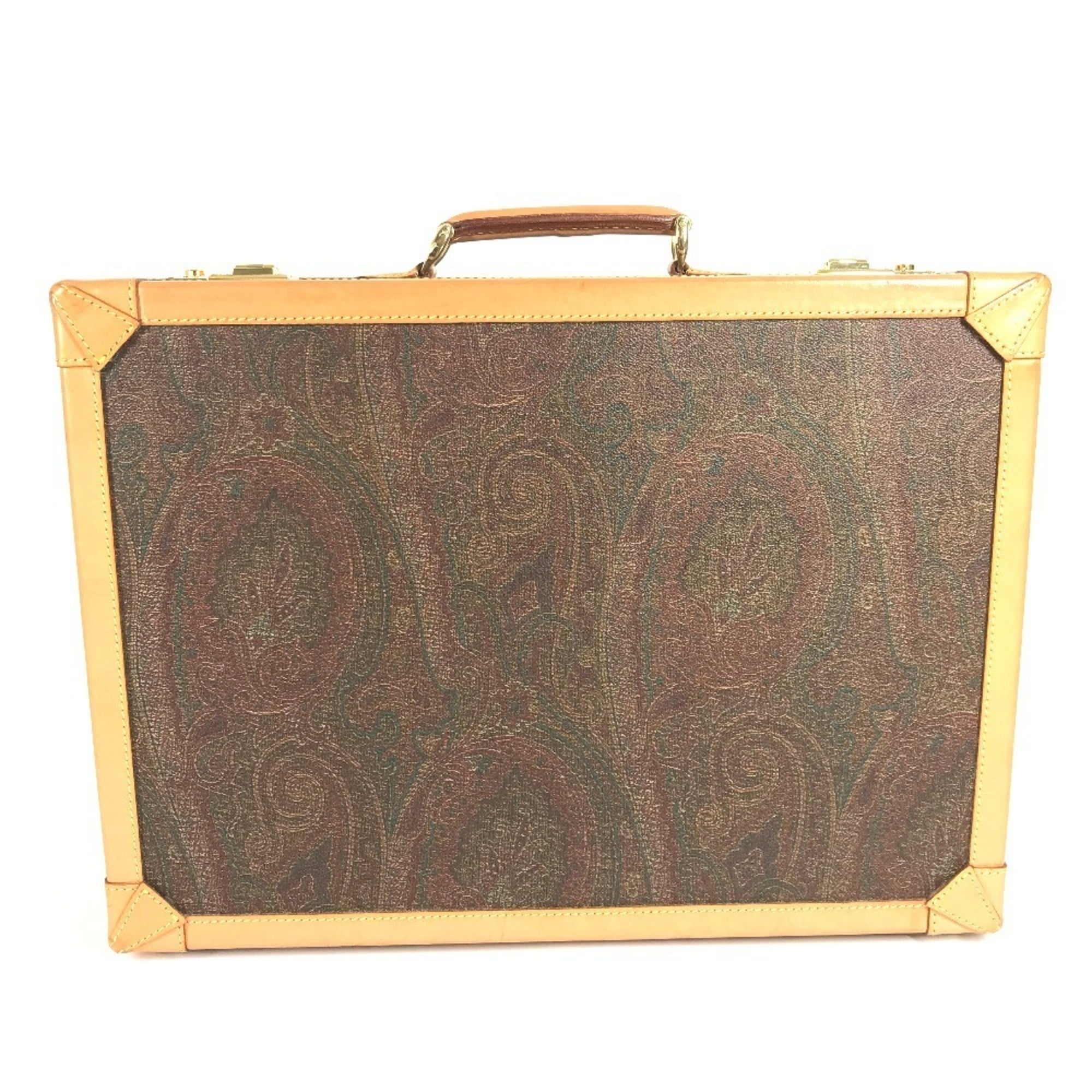 Etro Brown Leather Handbag (Pre-Owned)