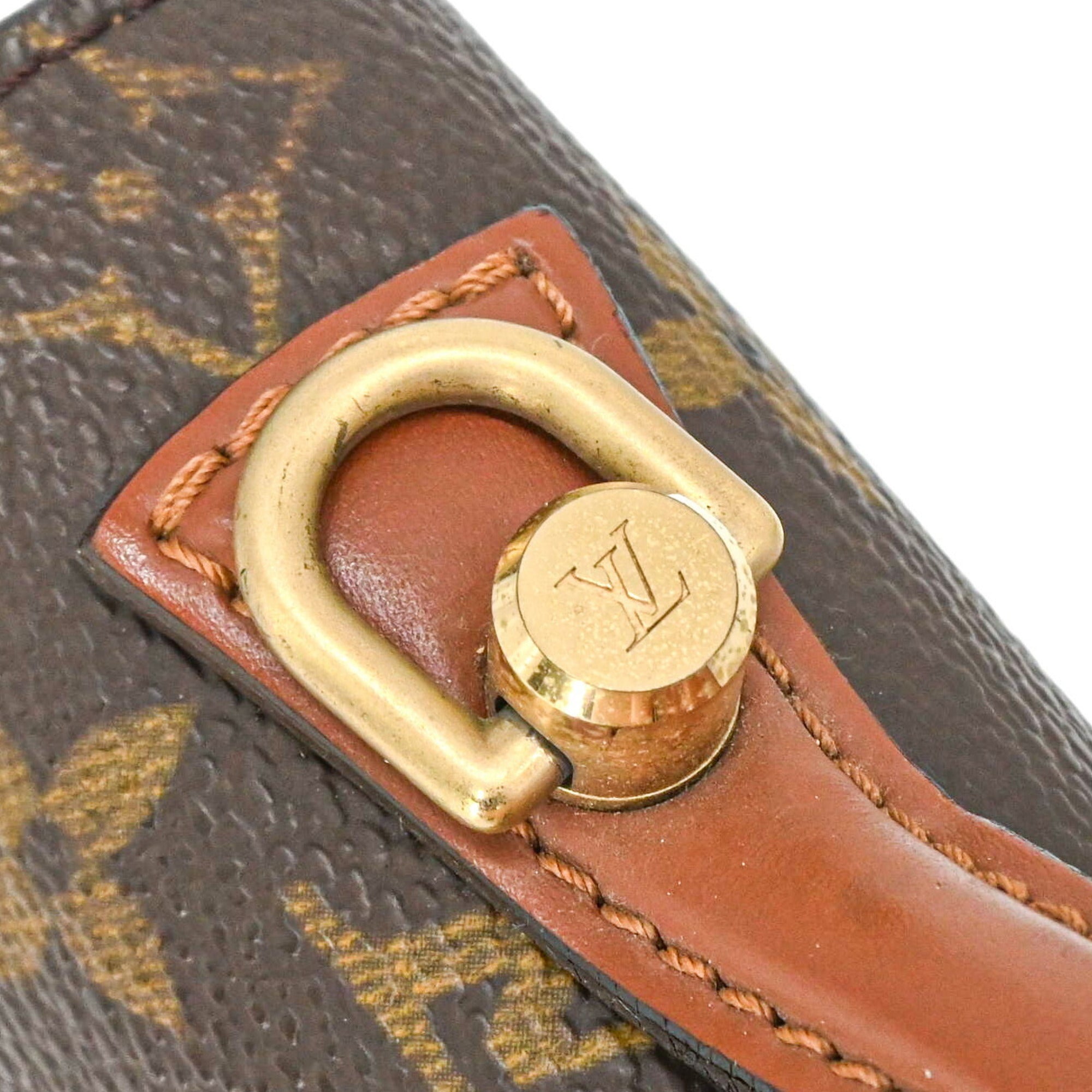 Louis Vuitton Brown Monogram Monogram Briefcase Handbag (Pre-Owned)