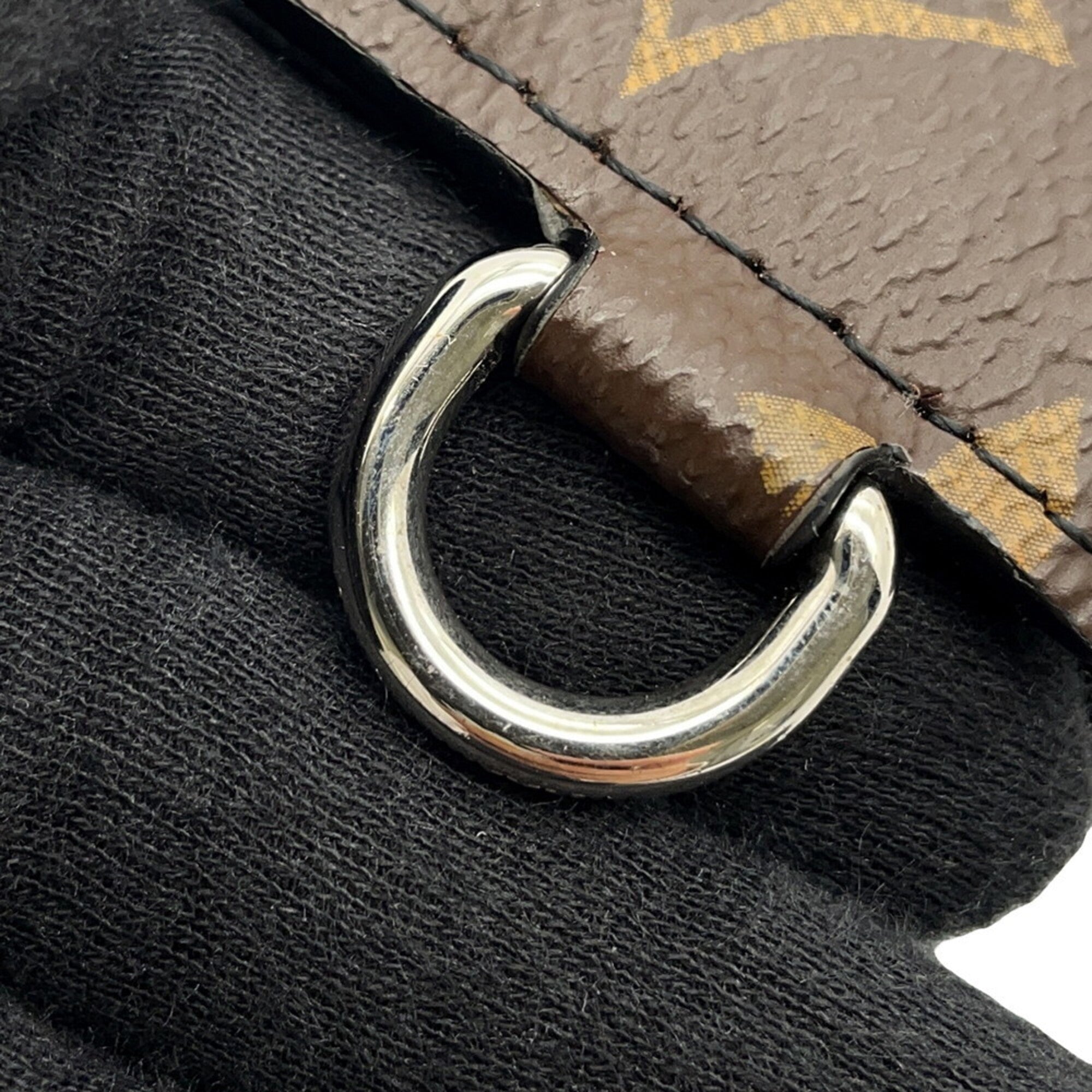 Louis Vuitton Black Monogram Macassar Noir Monogram Long Wallet (Bi-Fold) (Pre-Owned)