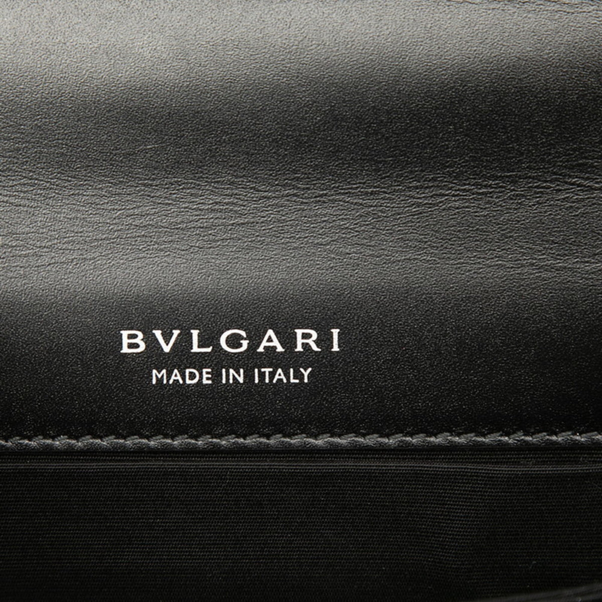 Bvlgari Leather Handbag Shoulder Bag (Pre-Owned)
