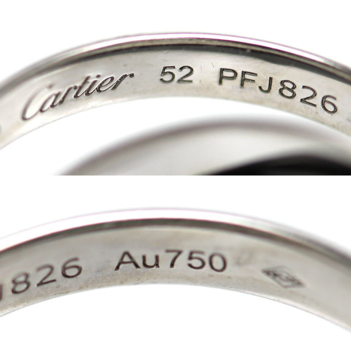 Cartier White Gold (18K) Ceramic Band Ring (Pre-Owned)