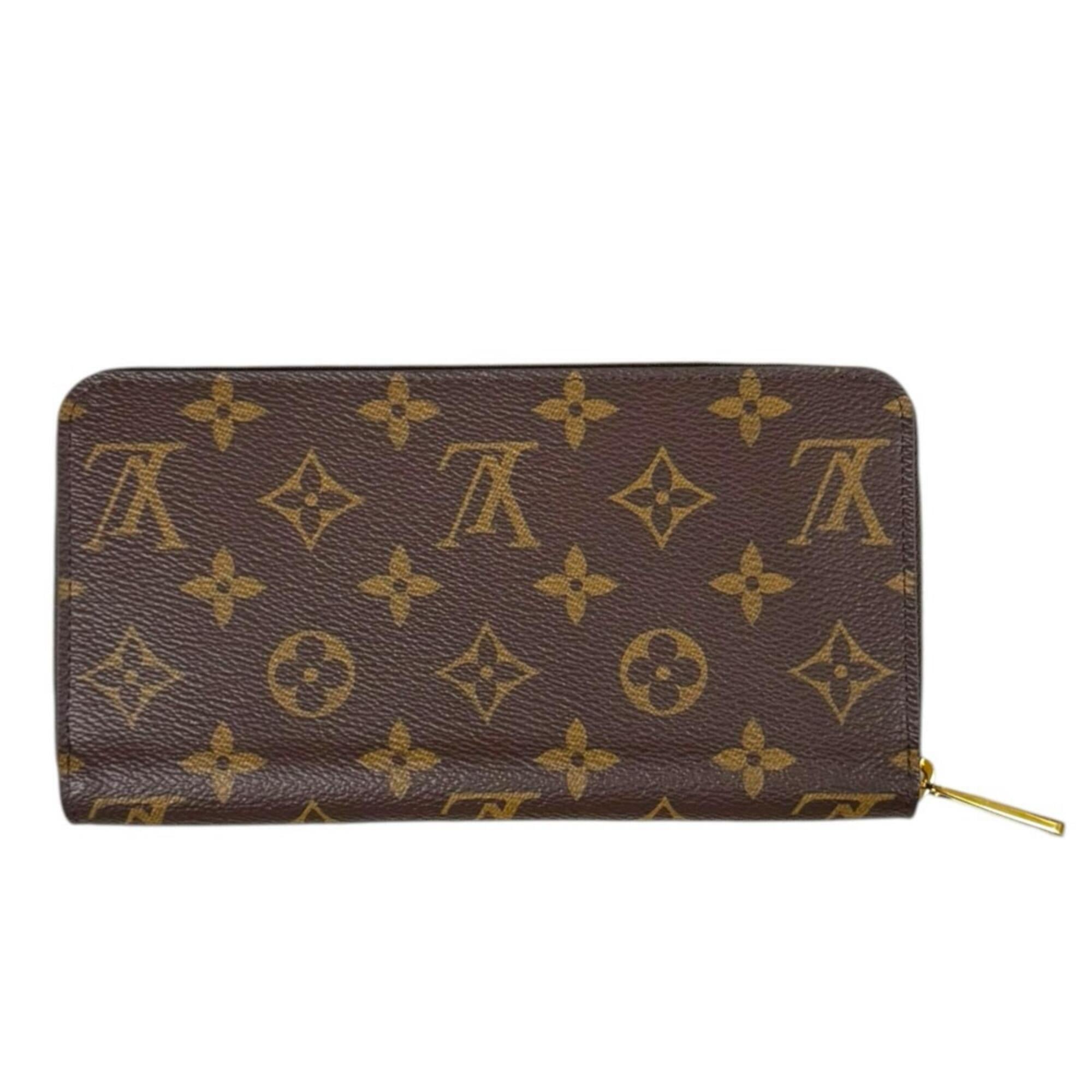 Louis Vuitton Monogram Brown Fuchsia Monogram Long Wallet (Bi-Fold) (Pre-Owned)
