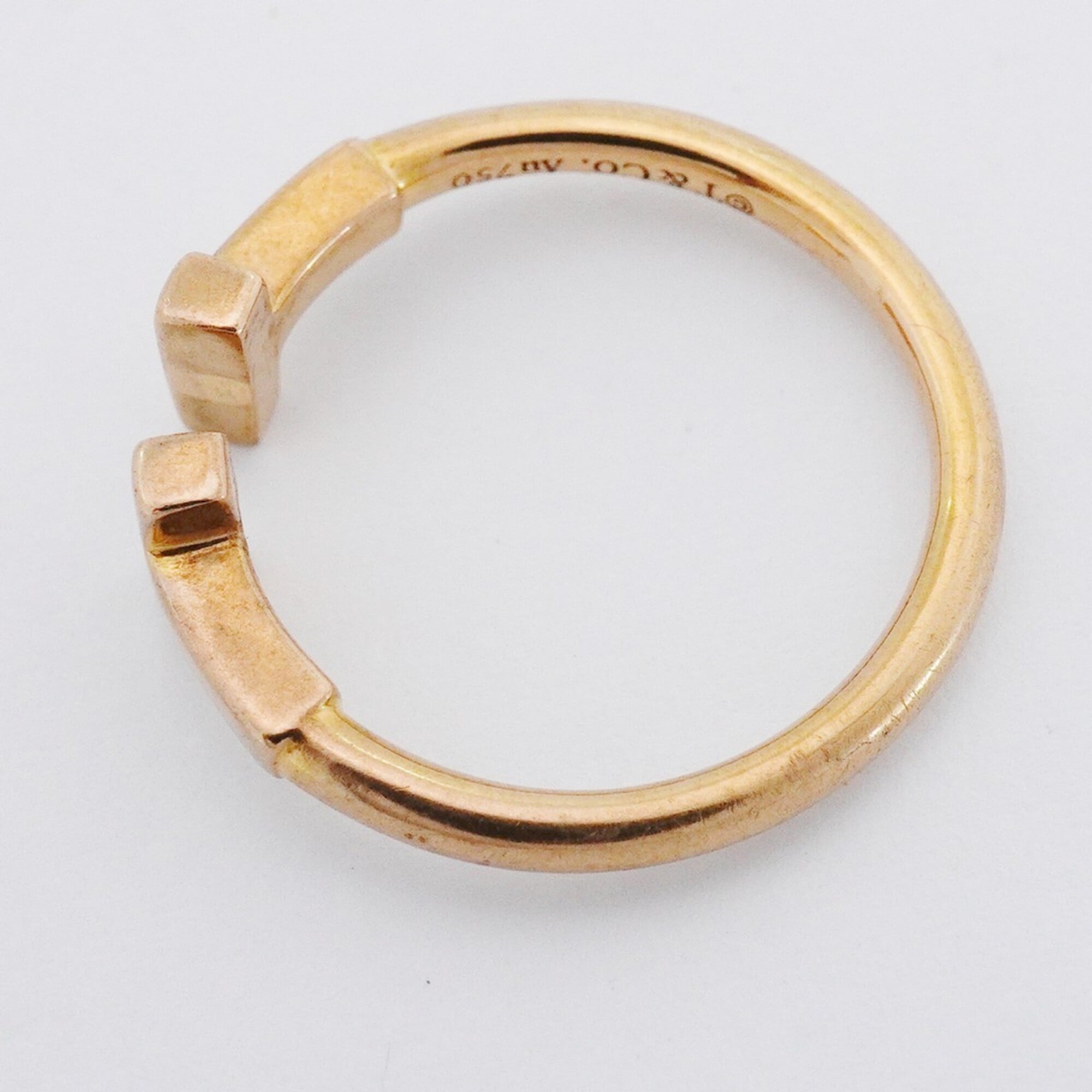Tiffany Pink Gold (18K) Band Ring (Pre-Owned)