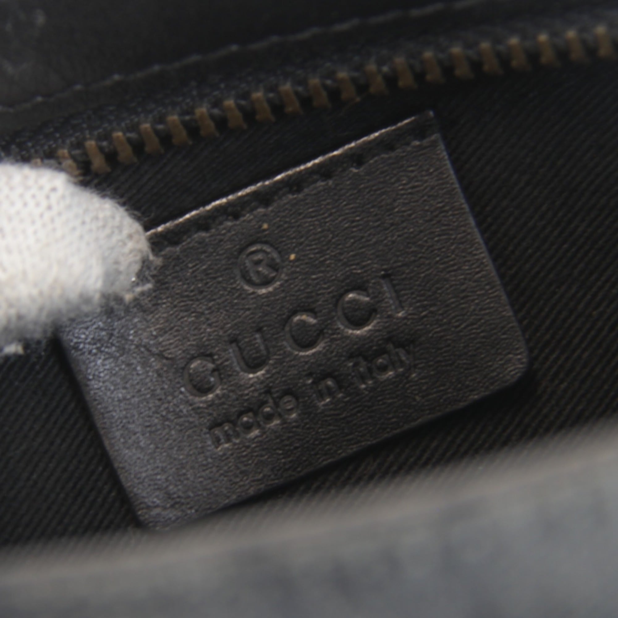 Gucci Black Gg Canvas Handbag (Pre-Owned)