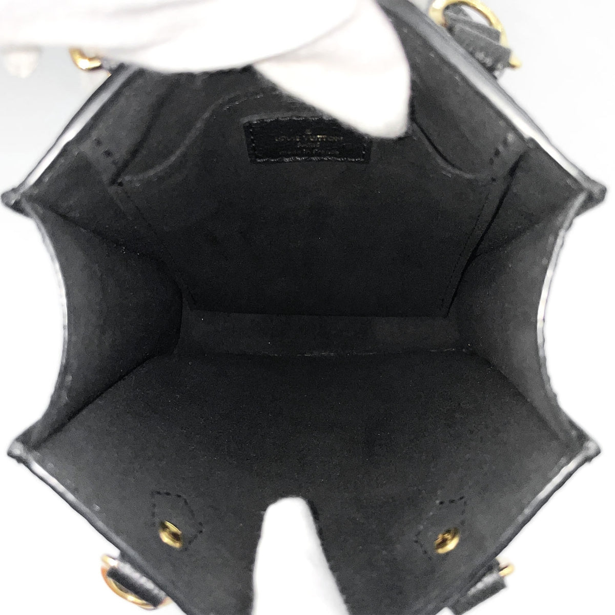 Louis Vuitton Monogram Empreinte Black Leather Metal Shoulder Bag (Pre-Owned)