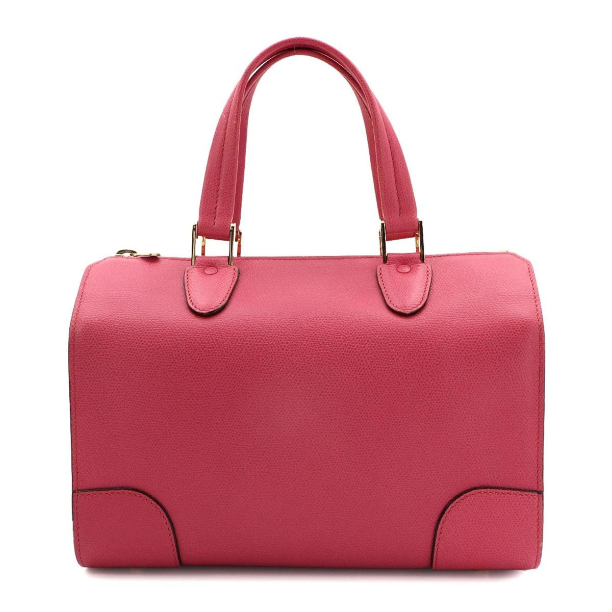 Valextra Pink Leather Handbag (Pre-Owned)