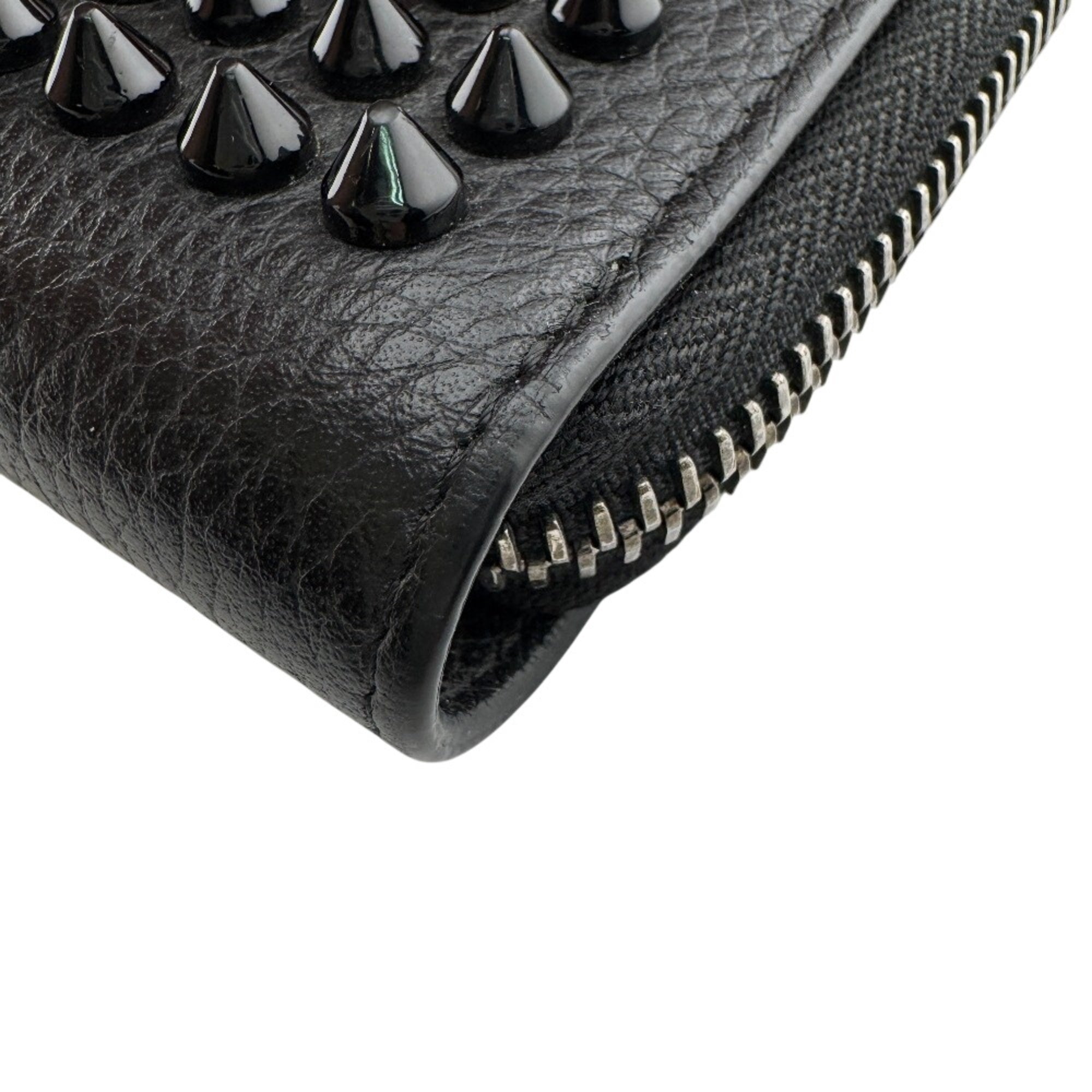 Christian Louboutin Black Leather Wallet (Bi-Fold) (Pre-Owned)