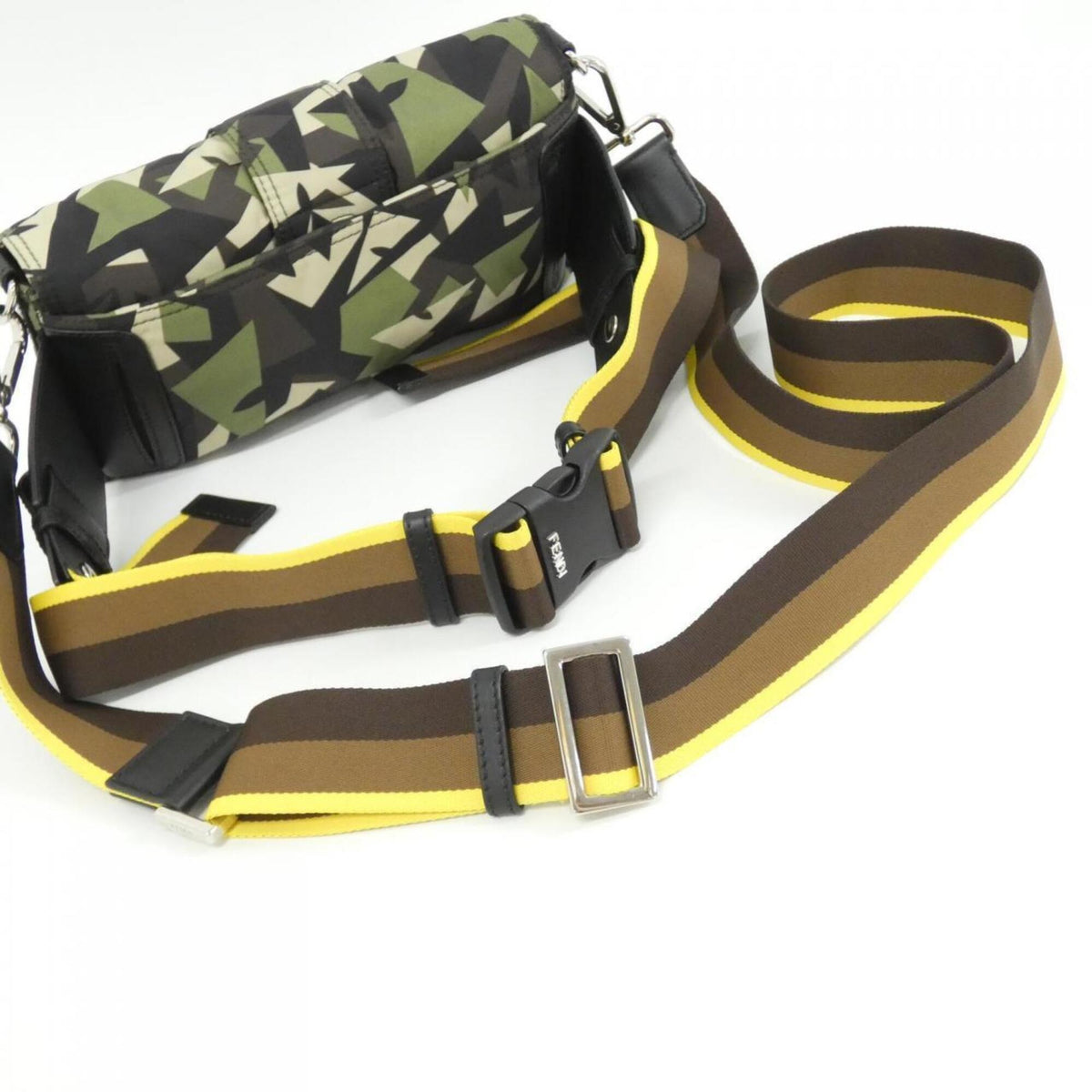 Fendi Green Nylon Fanny Pack (Pre-Owned)