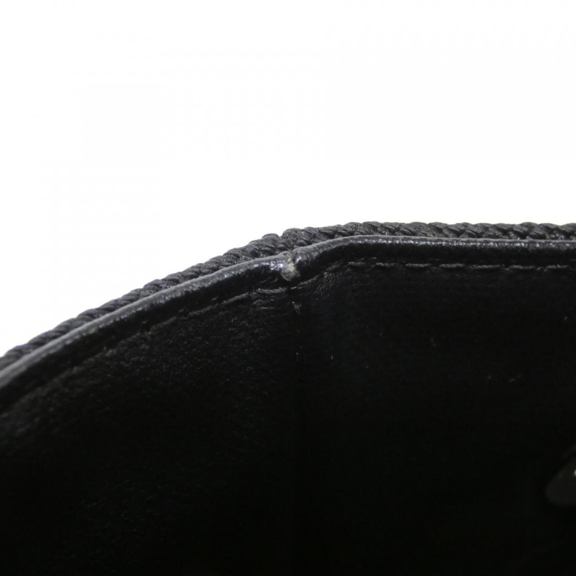 Chanel Black Canvas Handbag (Pre-Owned)