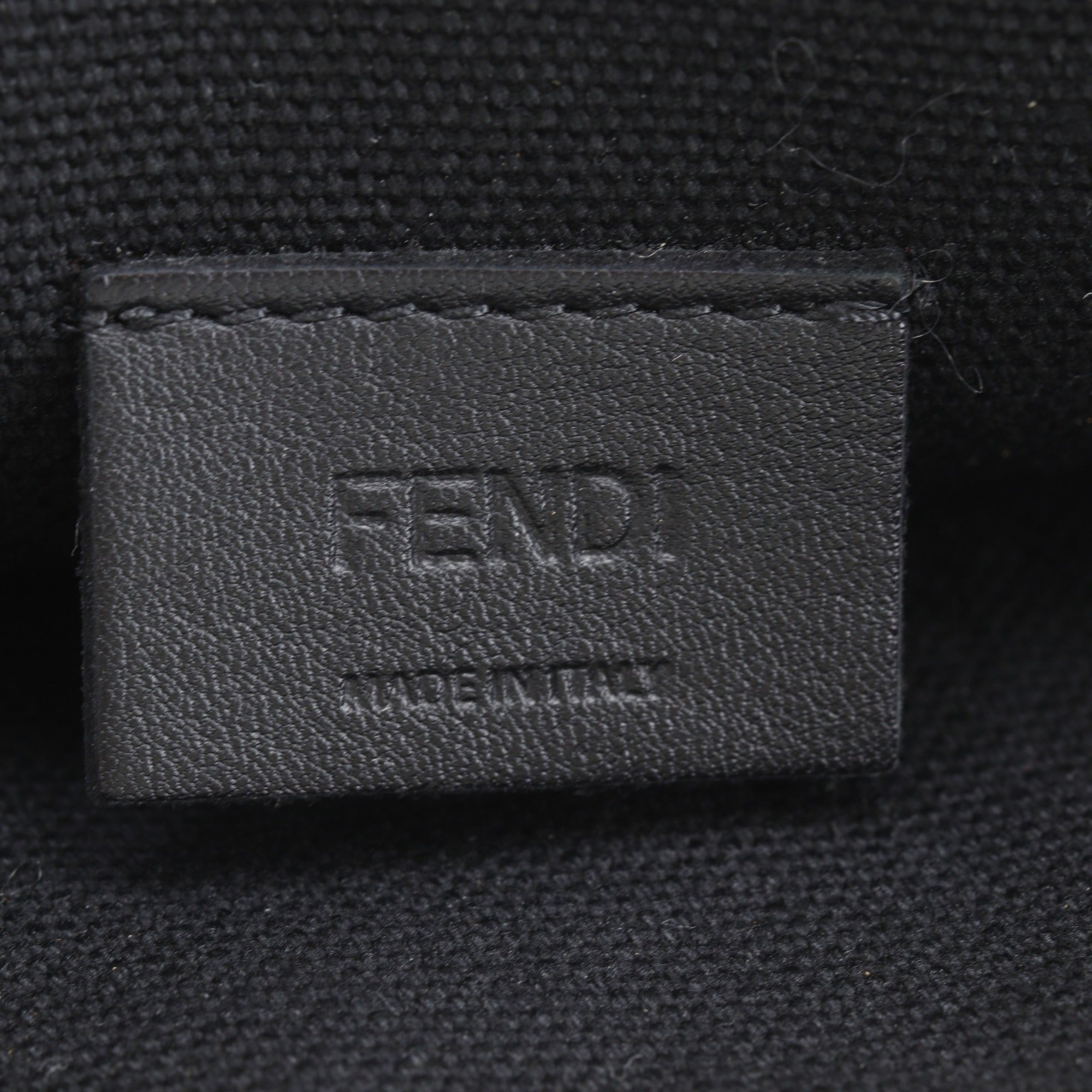 Fendi Black Cotton Pouch (Pre-Owned)
