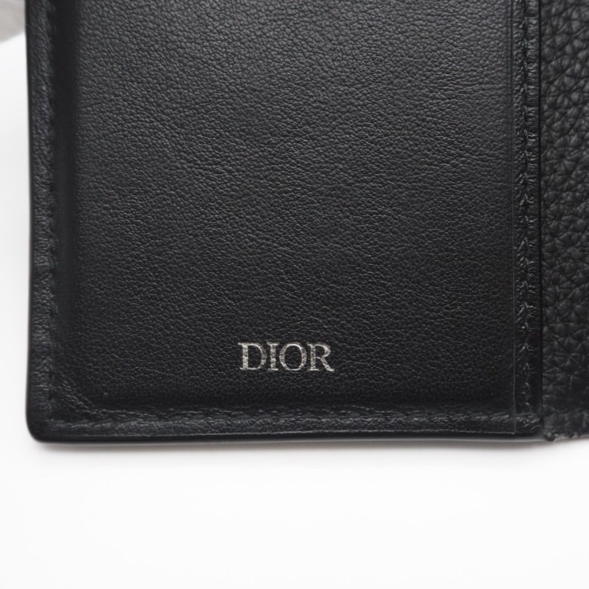 Christian Dior Leather Card Wallet (Pre-Owned)