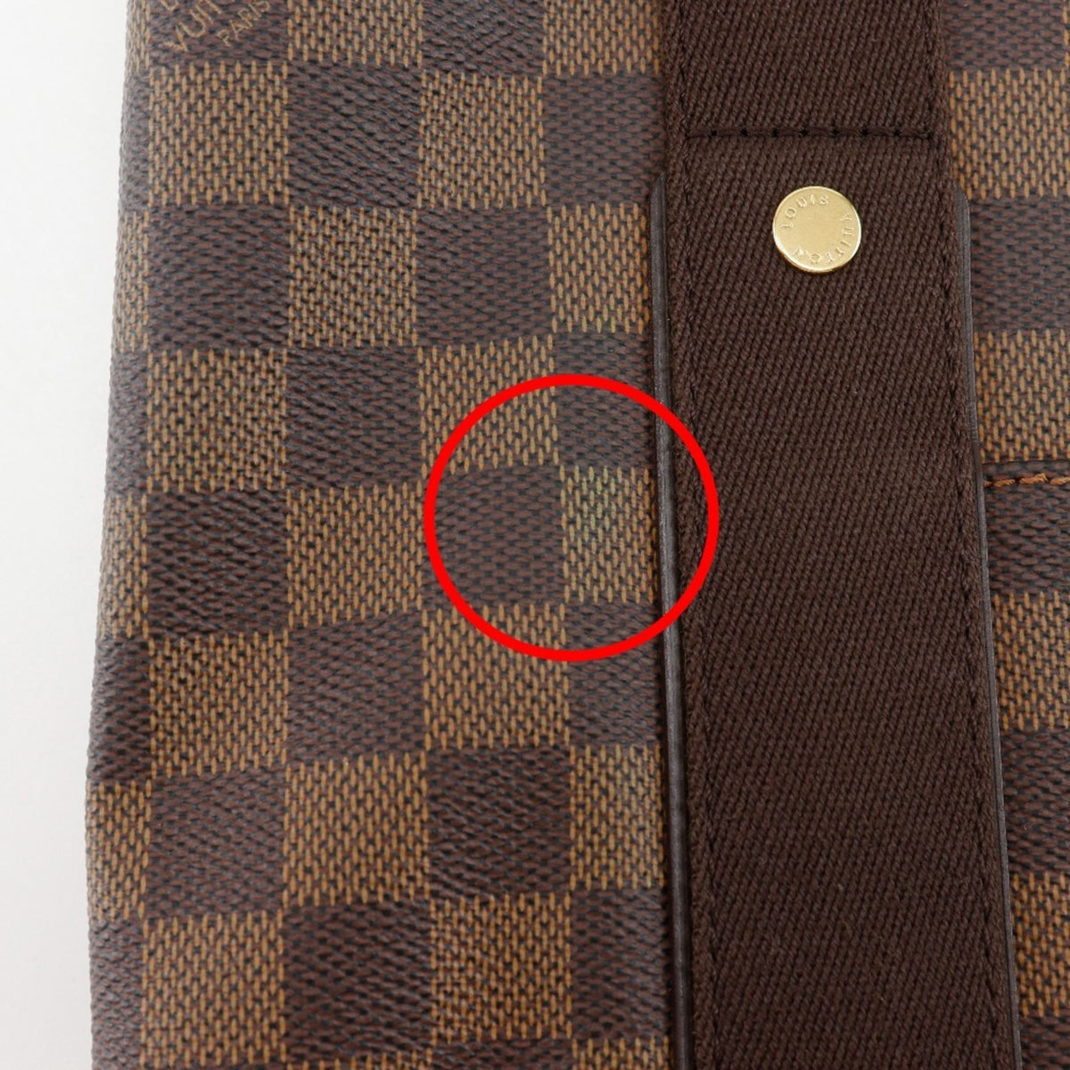 Louis Vuitton Brown Damier Canvas Tote Bag (Pre-Owned)