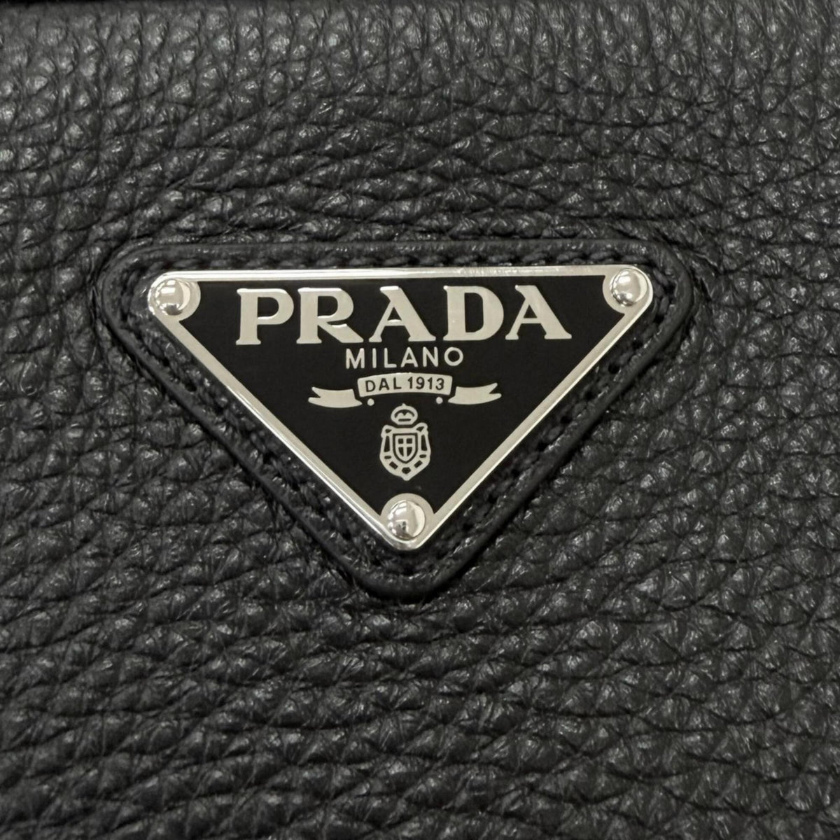 Prada Black Leather Shoulder Bag (Pre-Owned)