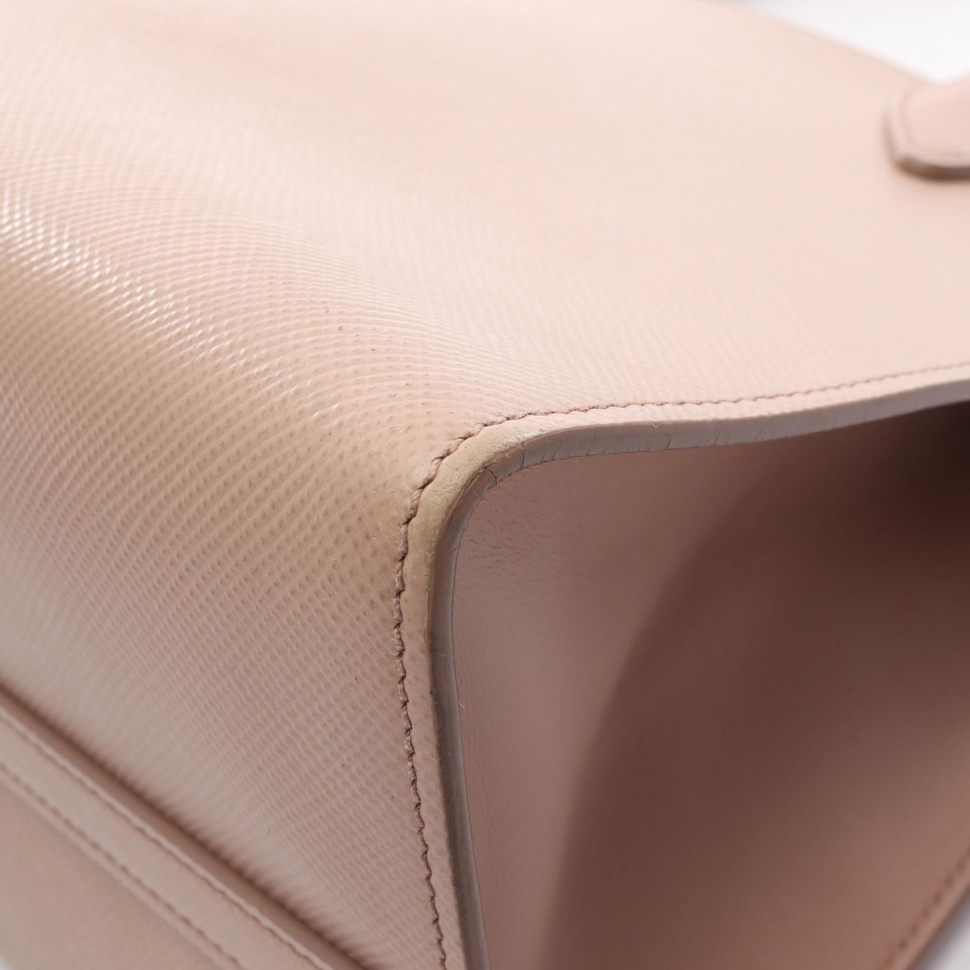 Prada Pink Saffiano Handbag (Pre-Owned)