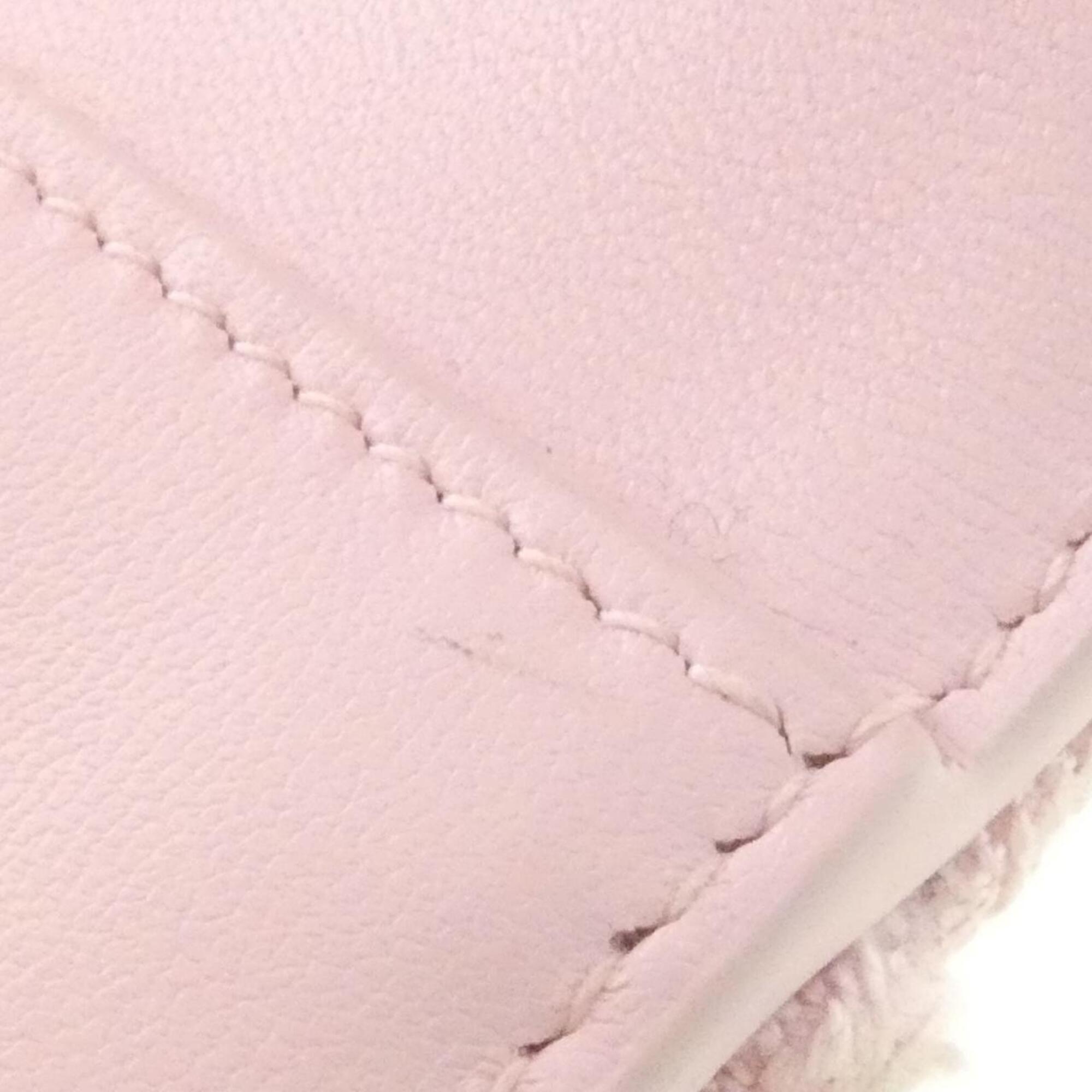 Christian Dior Pink Canvas Wallet (Tri-Fold) (Pre-Owned)