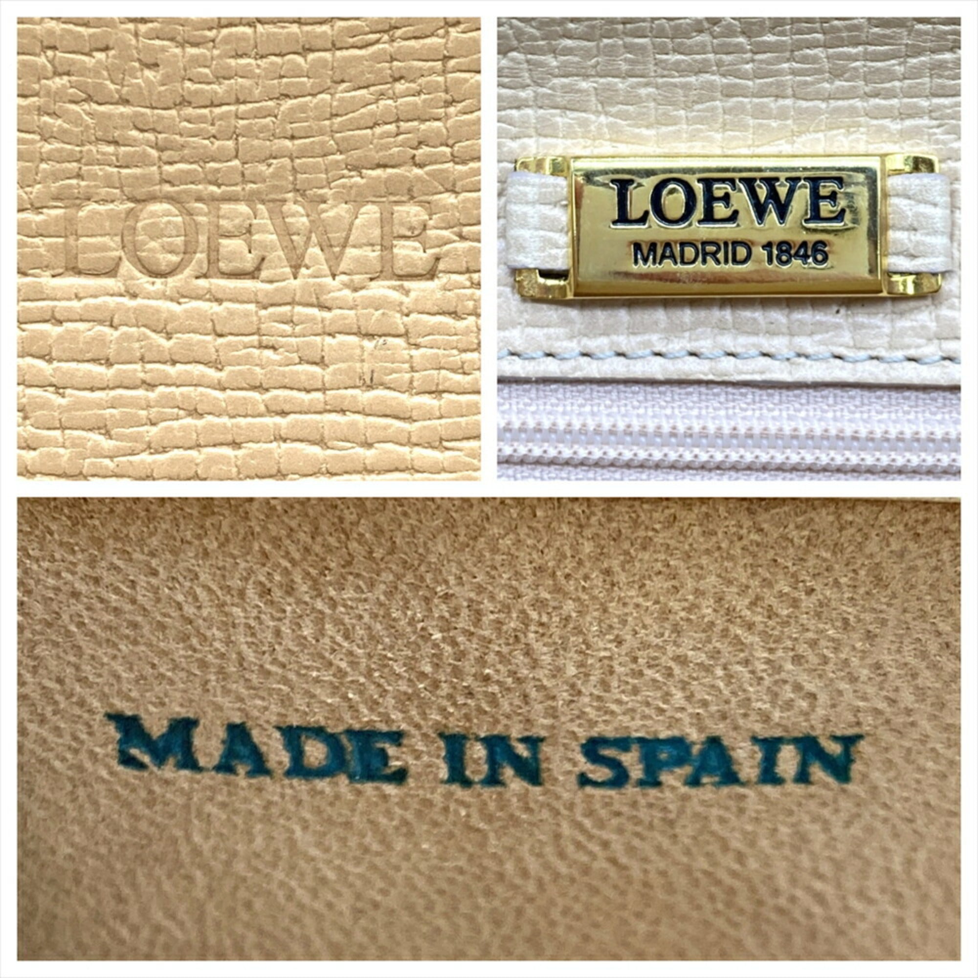 Loewe Beige Leather Handbag (Pre-Owned)